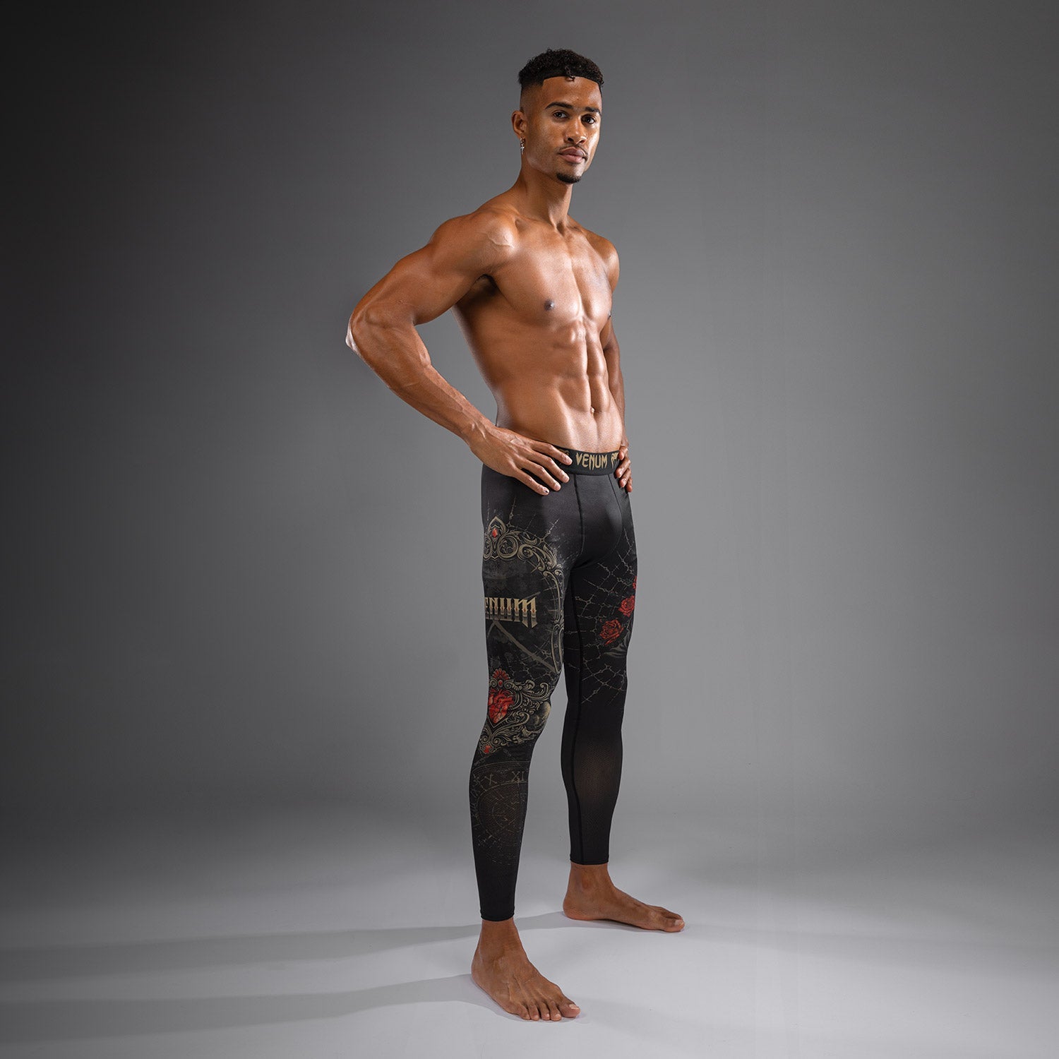 Pánské Spodky Venum Santa Muerte 5.0 - Tmavě Černá/Zlatá