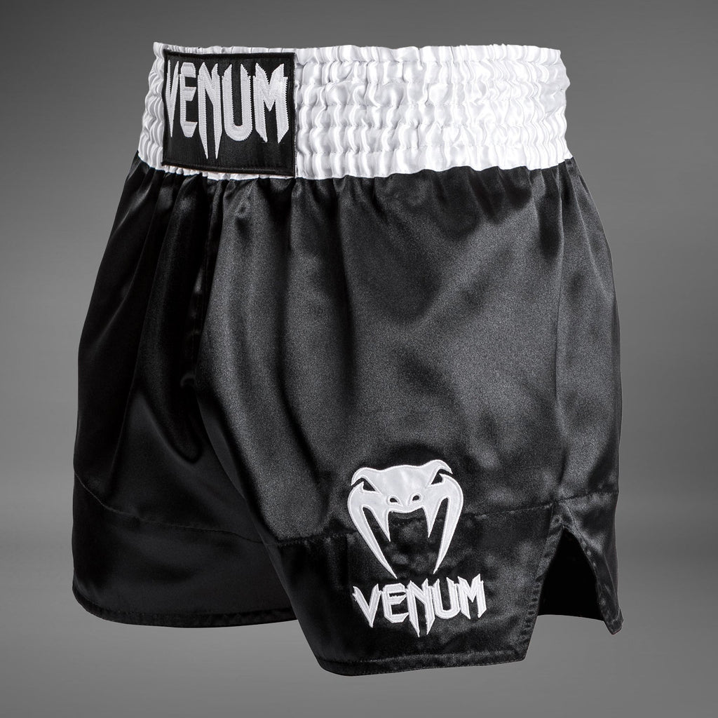 Venum Classic - Muay Thai Kraťasy Černá/Bílá/Bílá