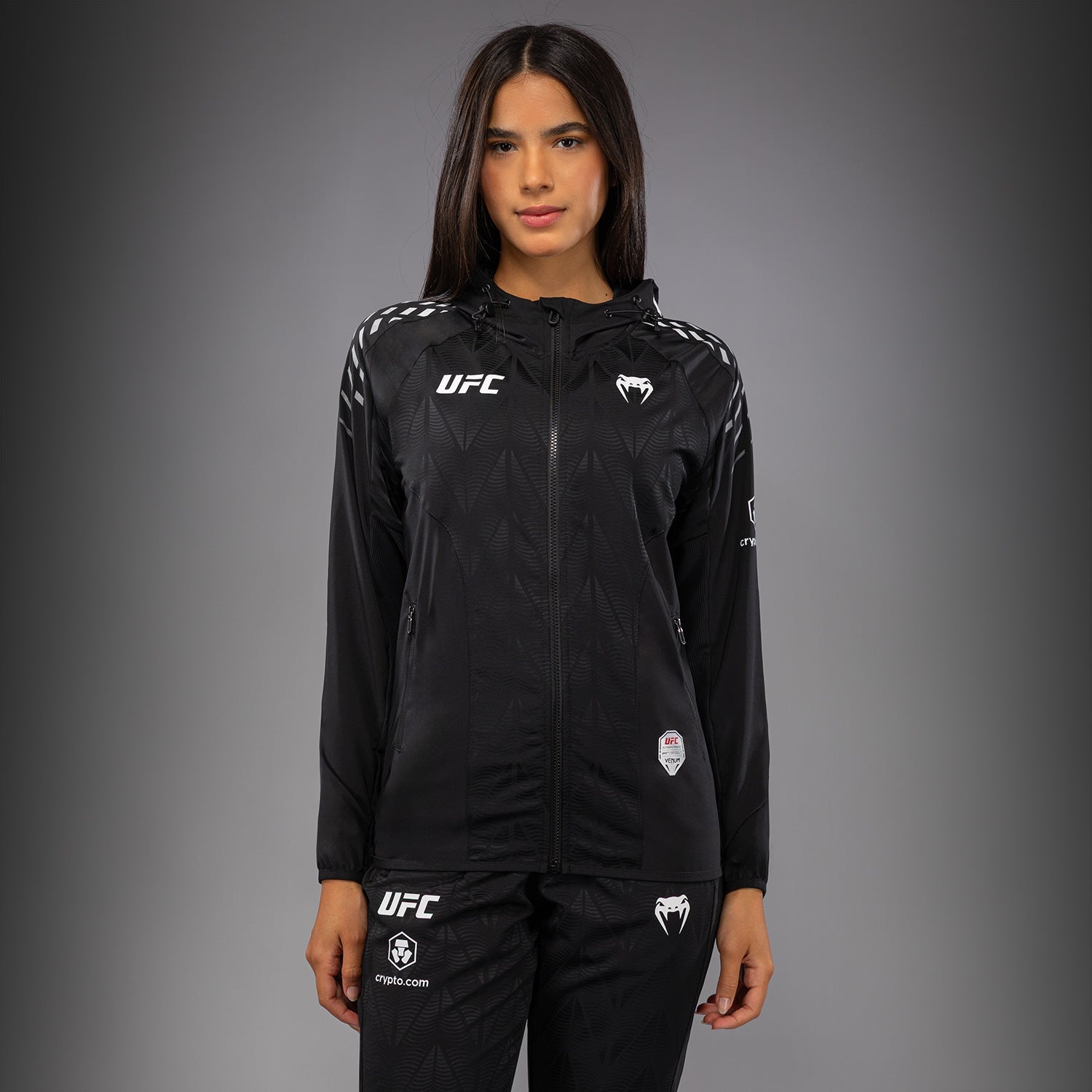 Dámská mikina UFC Zenith by Venum Authentic Fight Night Walkout Černá