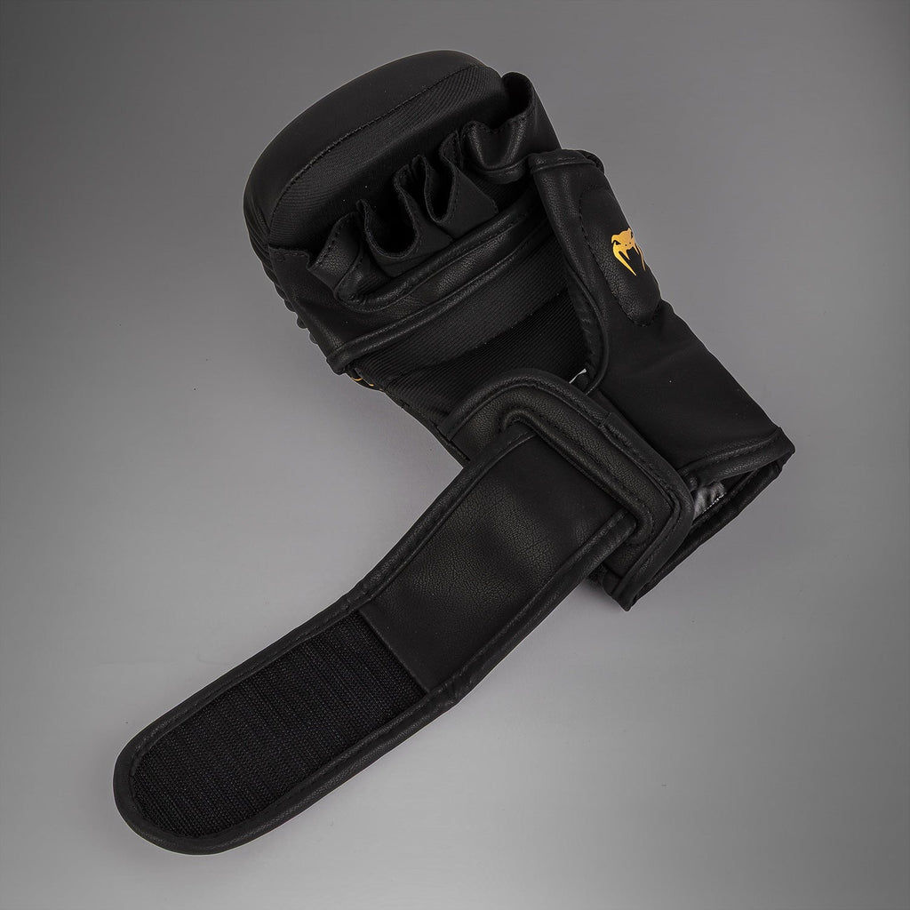 Venum Serpenti Sparring Gloves - Black/Silver/Gold