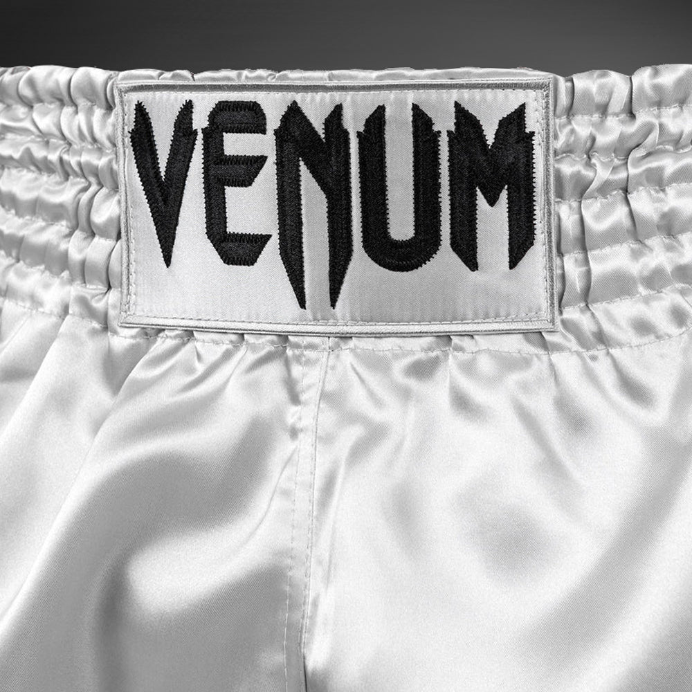 Venum Classic Muay Thai Shorts - Stříbrná/Černá