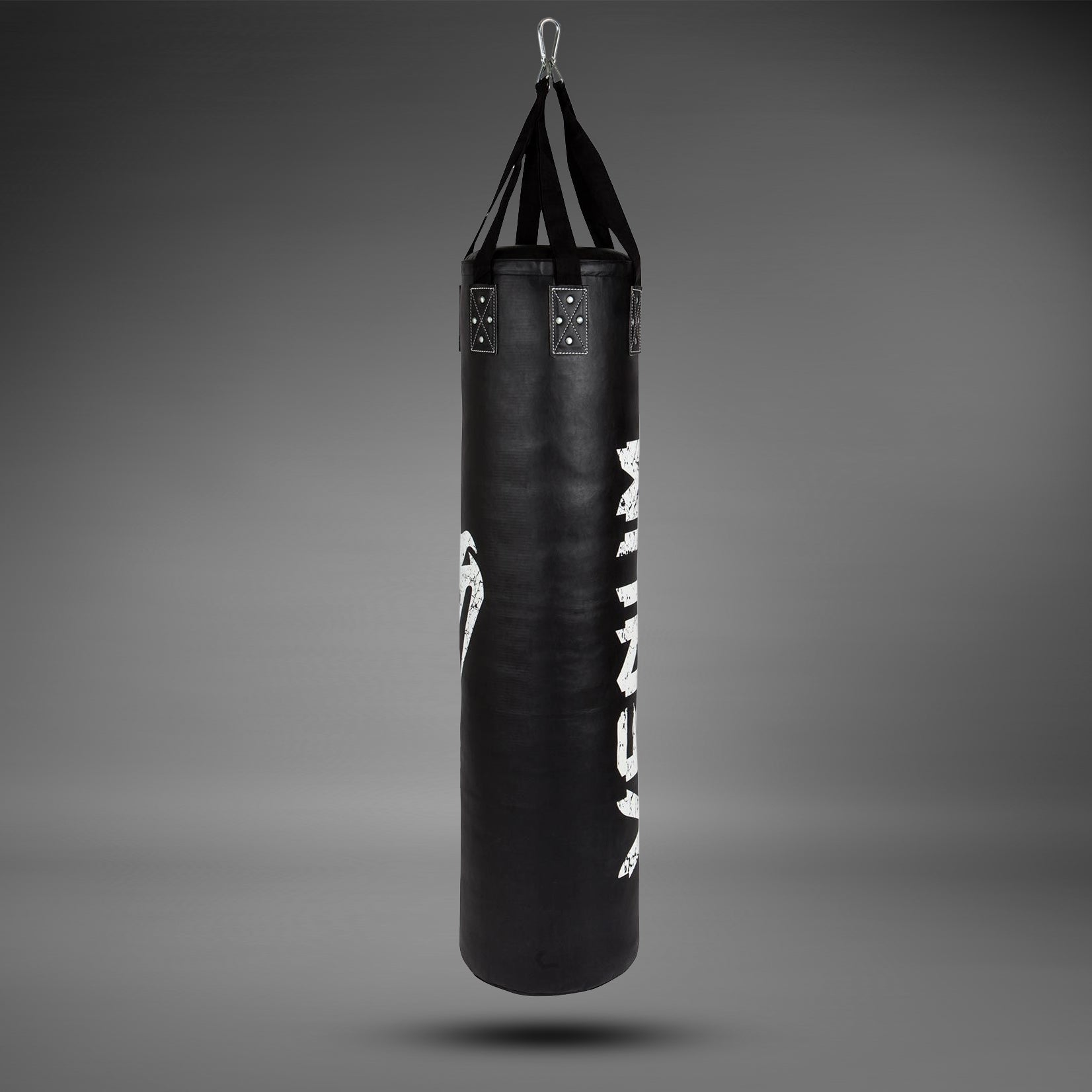 Venum Challenger boxovací pytel + stropní hák - černobílý - plněný - 130cm