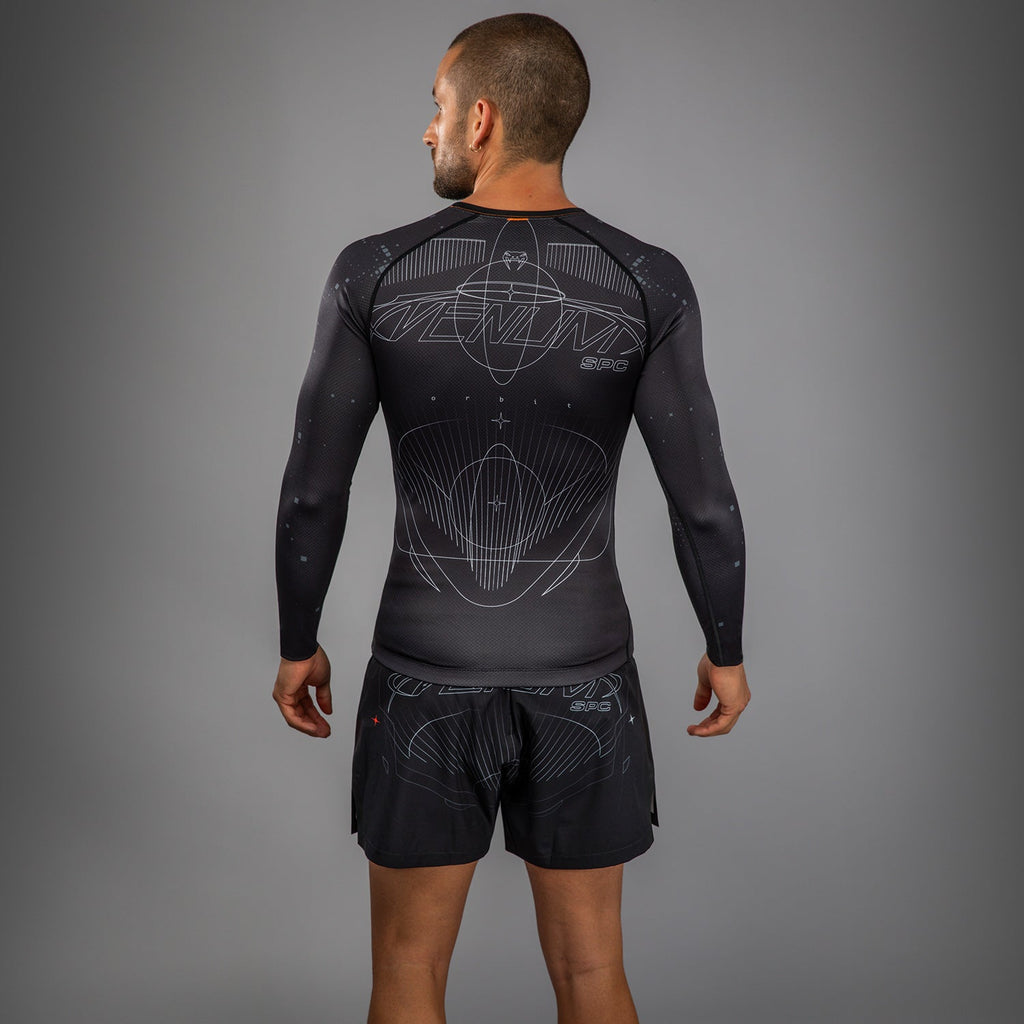 Venum Eclipse Dlouhý rukáv Rashguard - Černá/Slonová kost