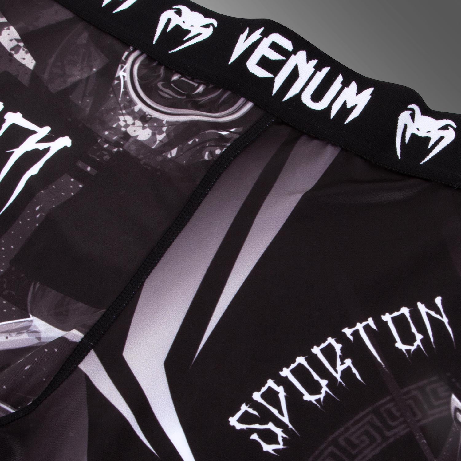 Venum Gladiator 3.0 Kompresní legíny - Černá/Bílá