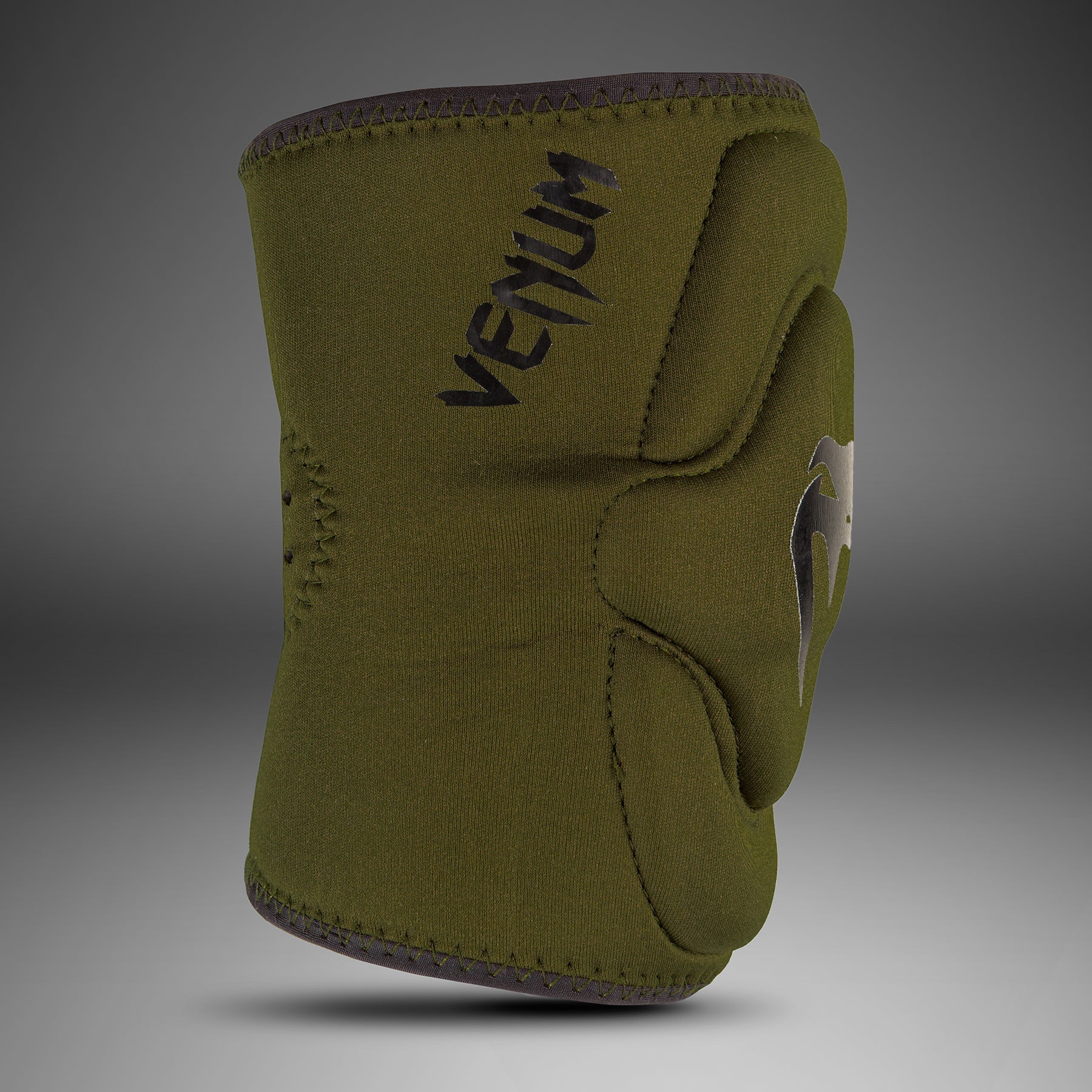 Venum Kontact Gelové chrániče kolen - Khaki/Černá