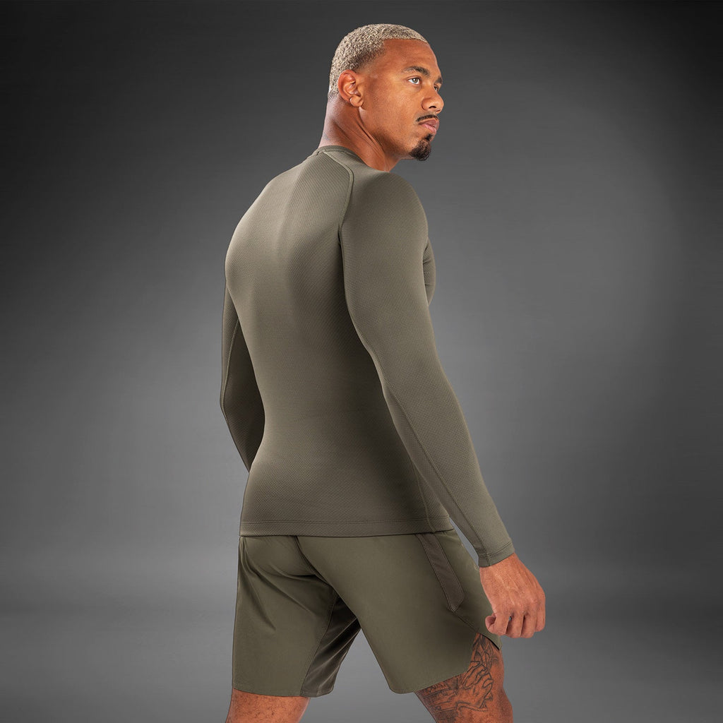Venum Contender Pánský Rashguard s dlouhým rukávem - Khaki