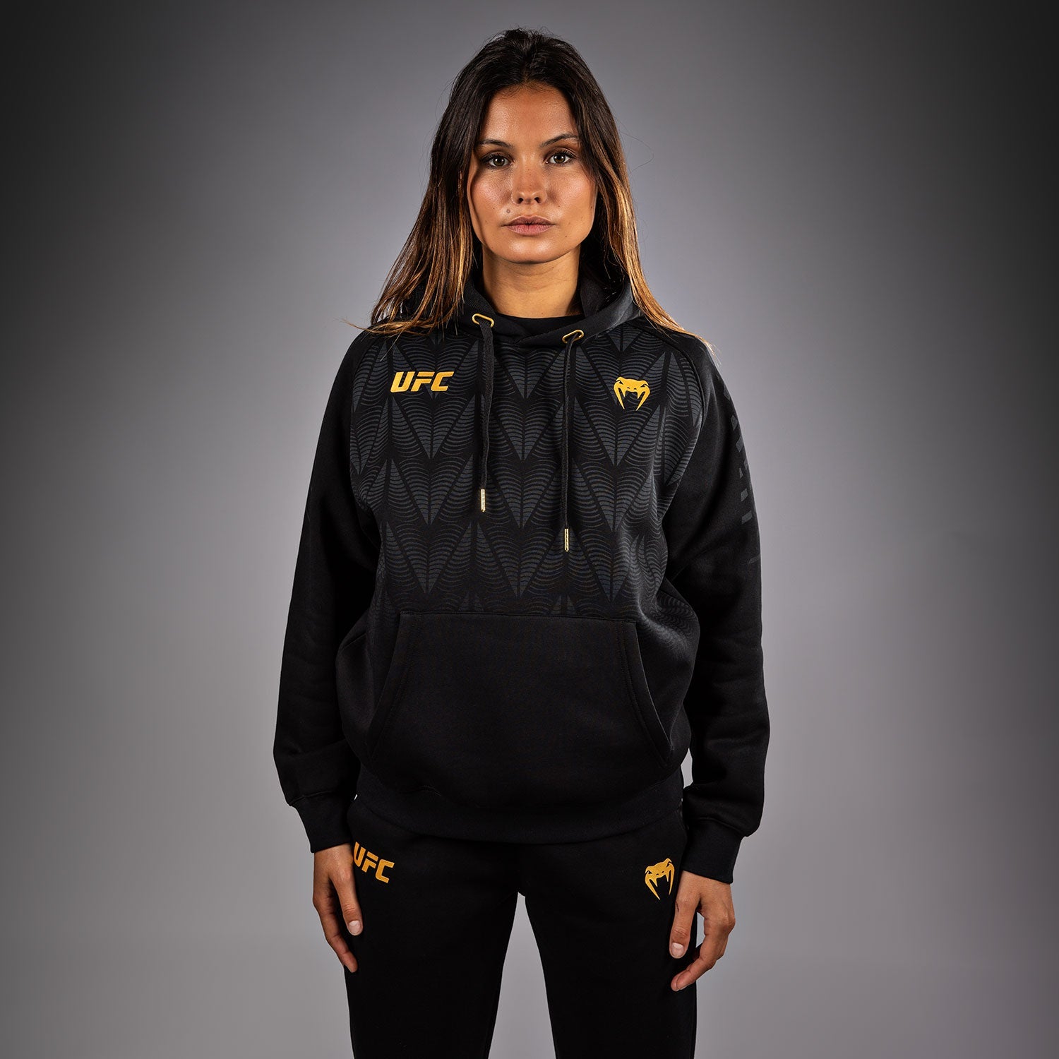 Dámská replika mikiny s kapucí UFC Zenith by Venum Champion Pullover Hoodie