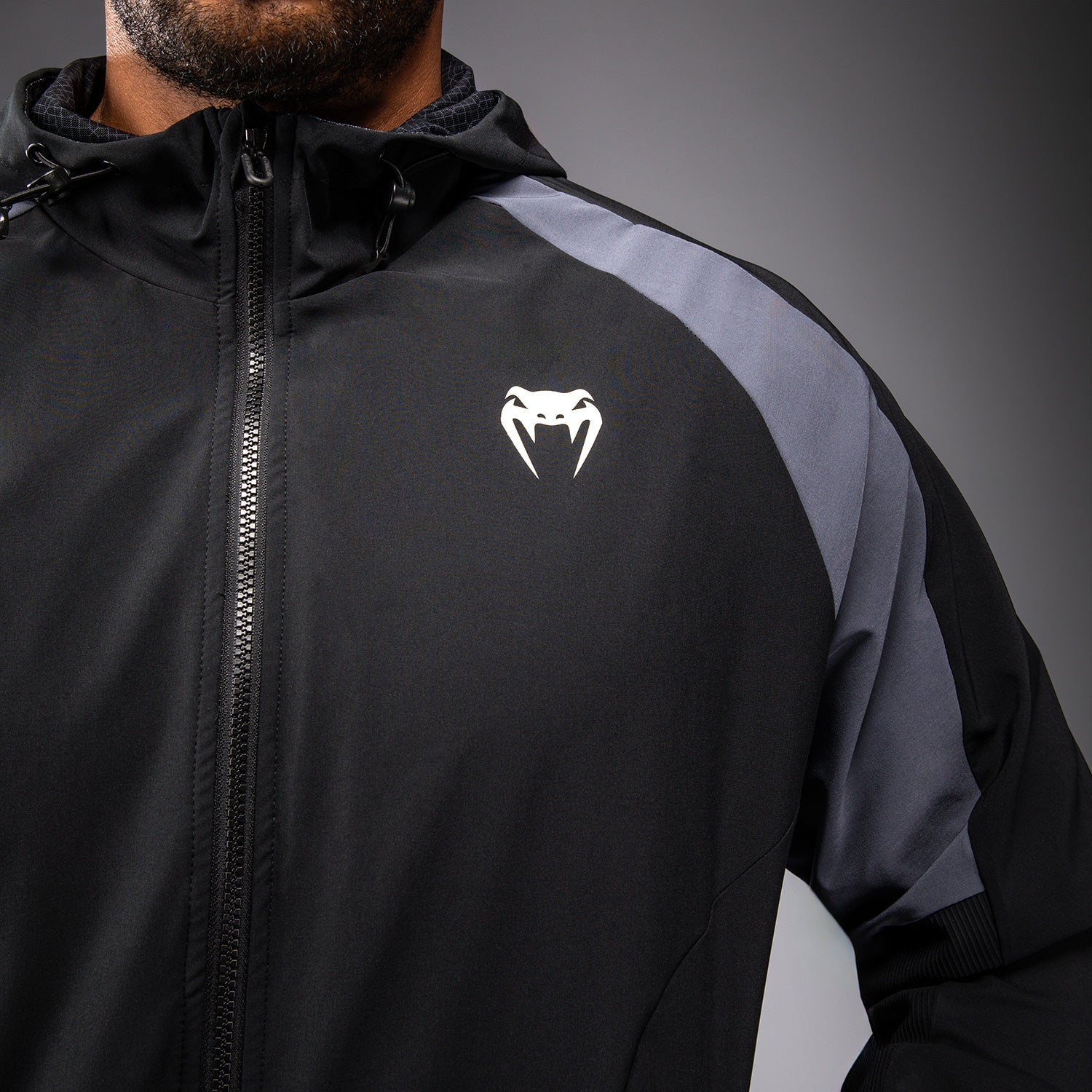 Venum x Roger Gracie Academy Bunda na zip - Černá