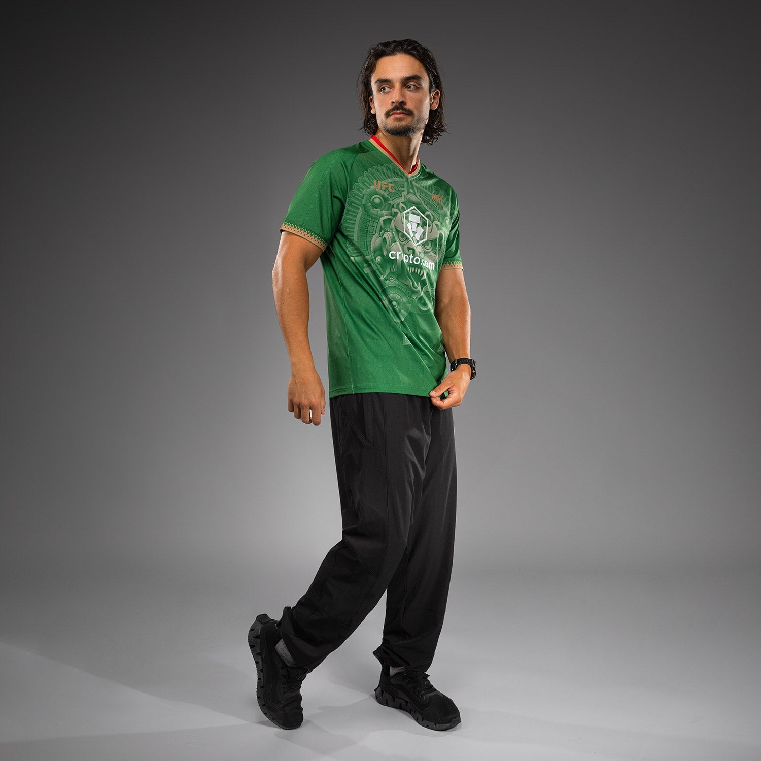 Pánský dres Noche UFC 2.0 od Venum Green Authentic Fight Night Walkout