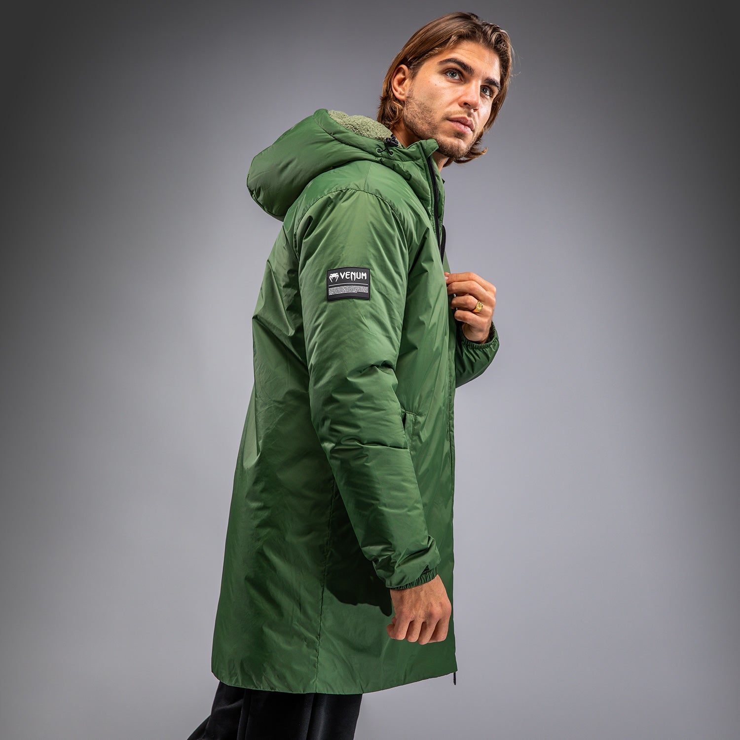 Venum Urban Guard Parka Bunda - Lesní Zelená