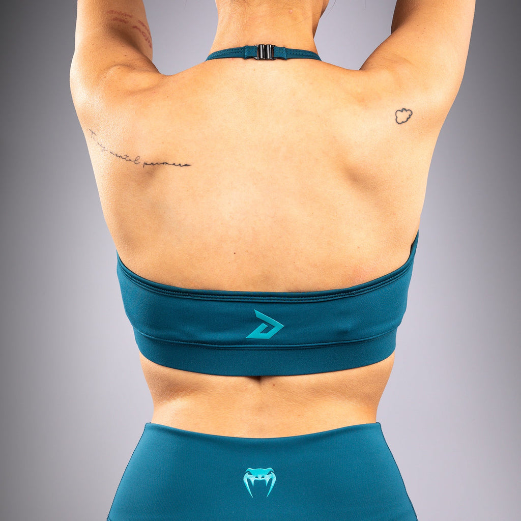 Dámská sportovní podprsenka Venum x Demi - Azurová modř