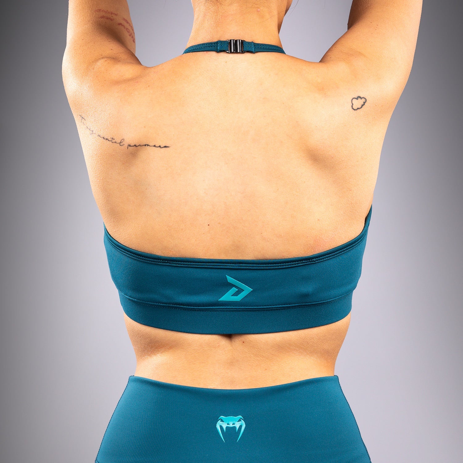 Dámská sportovní podprsenka Venum x Demi - Azurová modř