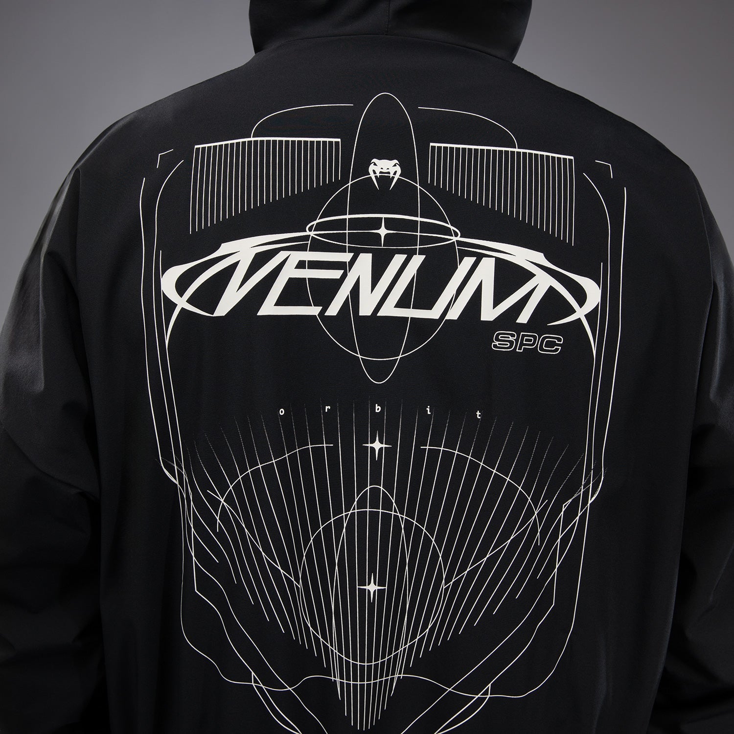 Venum Eclipse Track Jacket - Černá/Slonová kost