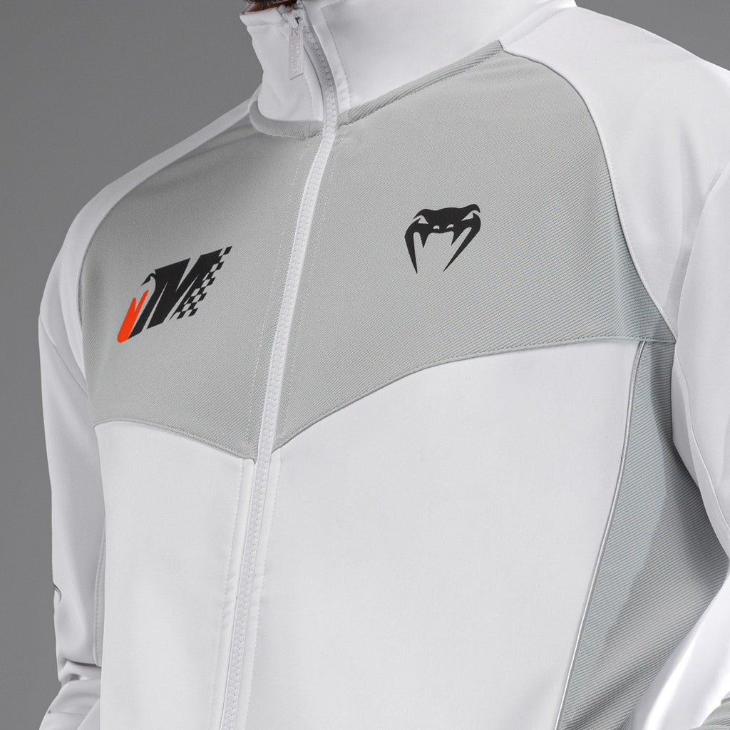 Venum Motorsport Softshell Bunda - Sněhobílá