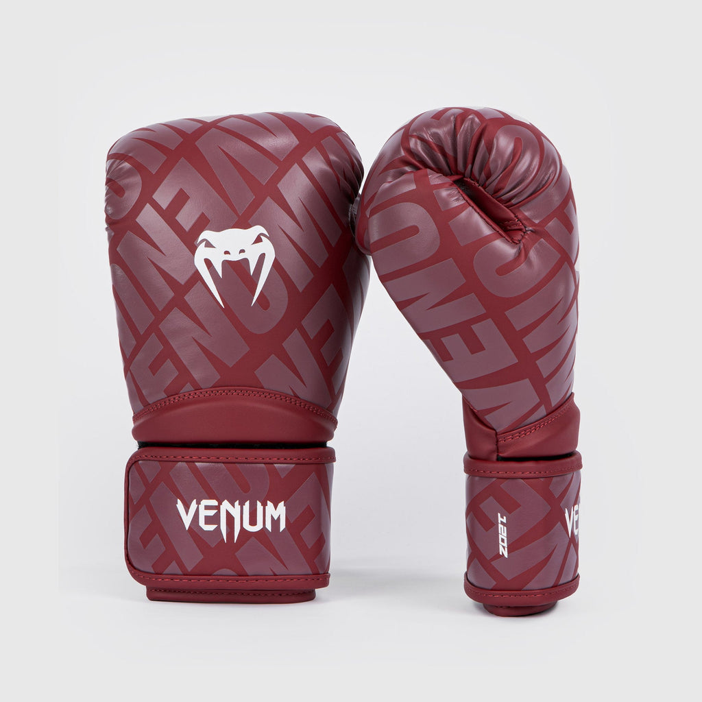 Venum Contender 1.5 XT boxerské rukavice vínová/bílá