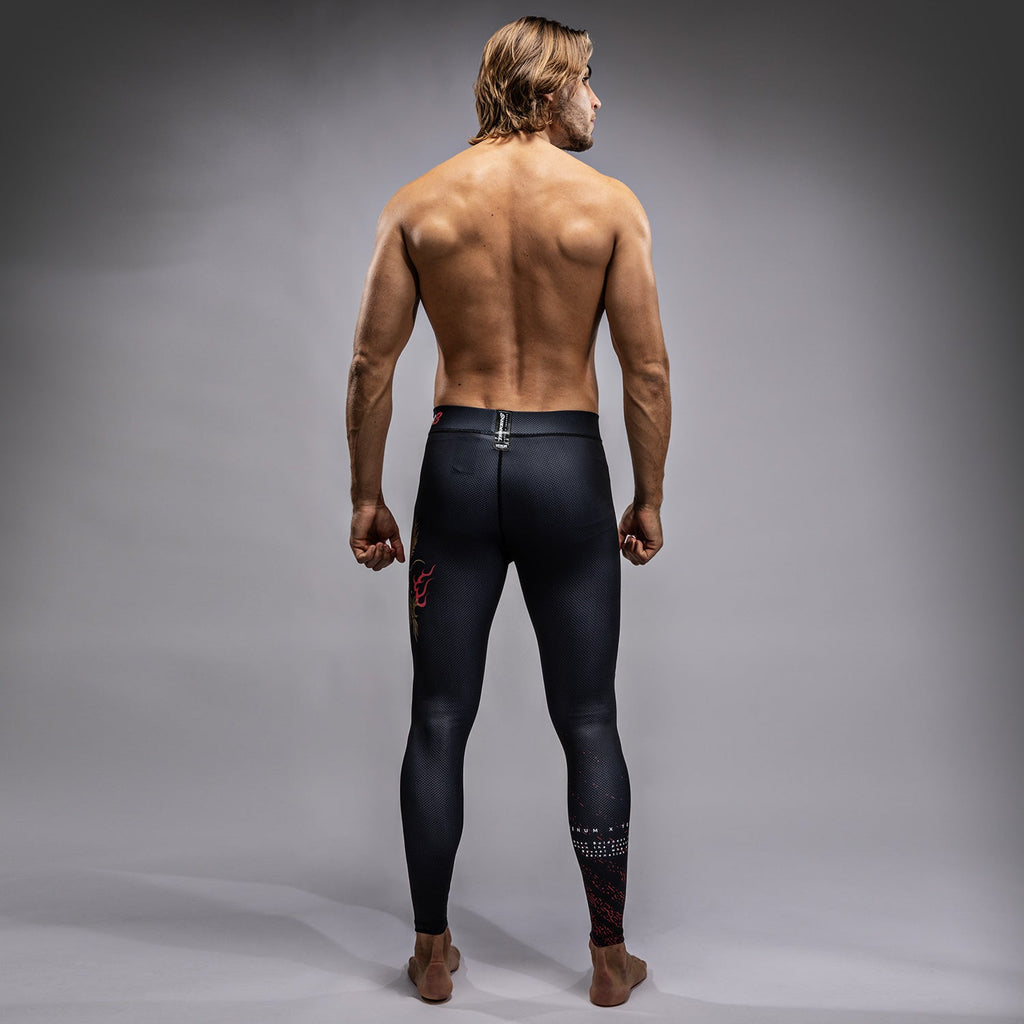 Venum x TEKKEN 8 - Marshall Law Spats - Černá/Červená/Zlatá