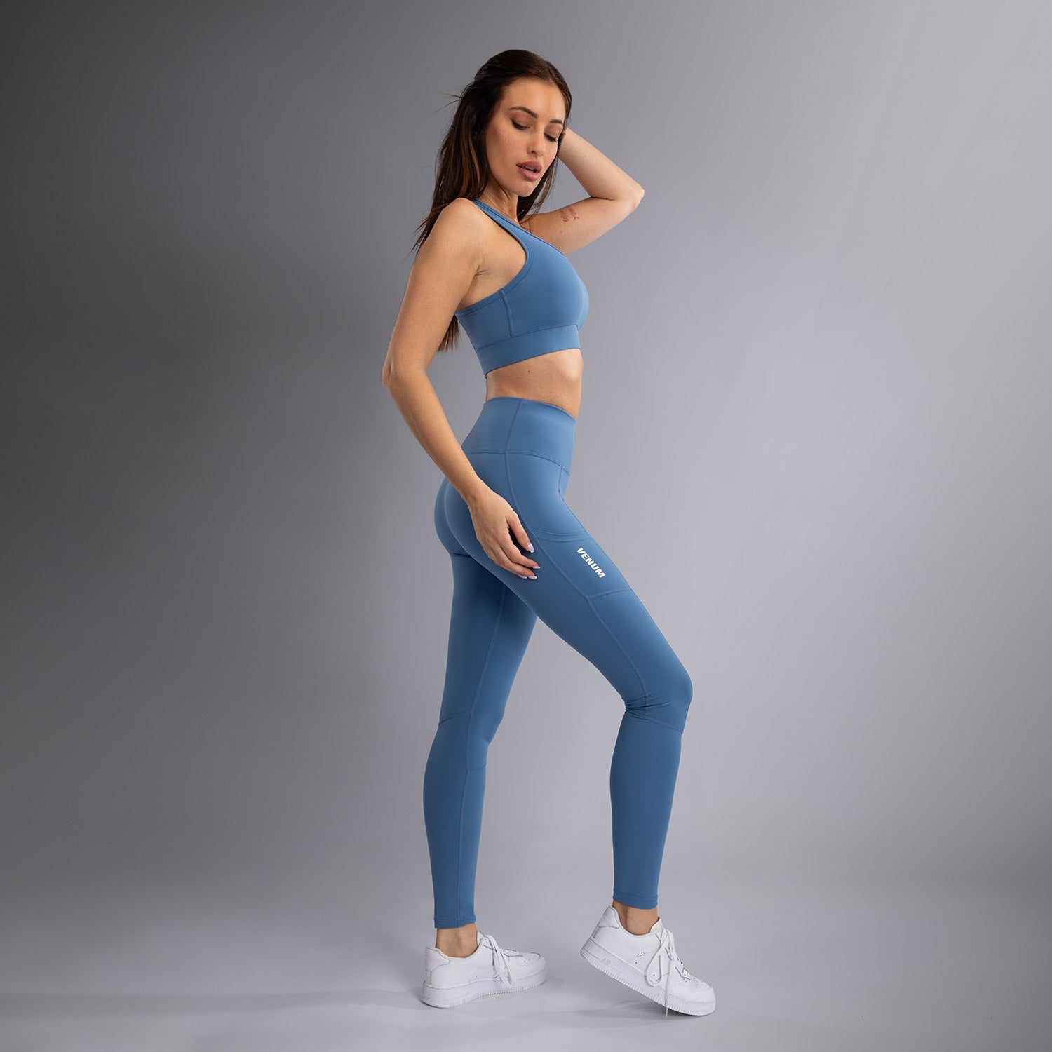 Dámské výkonnostní legíny Venum Essential - Storm Blue