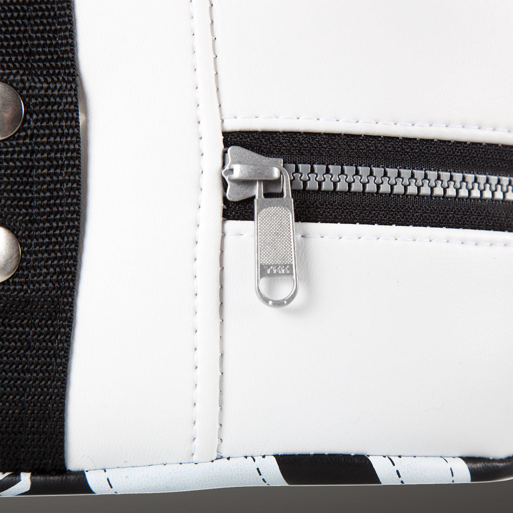 Venum Absolute Square Kick Shield - Koženka Skintex - Černá/Led