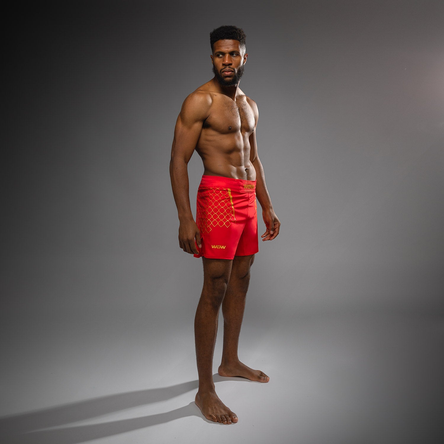 Pánské vycházkové kraťasy Venum x WOW FC - Fury Red/Gold