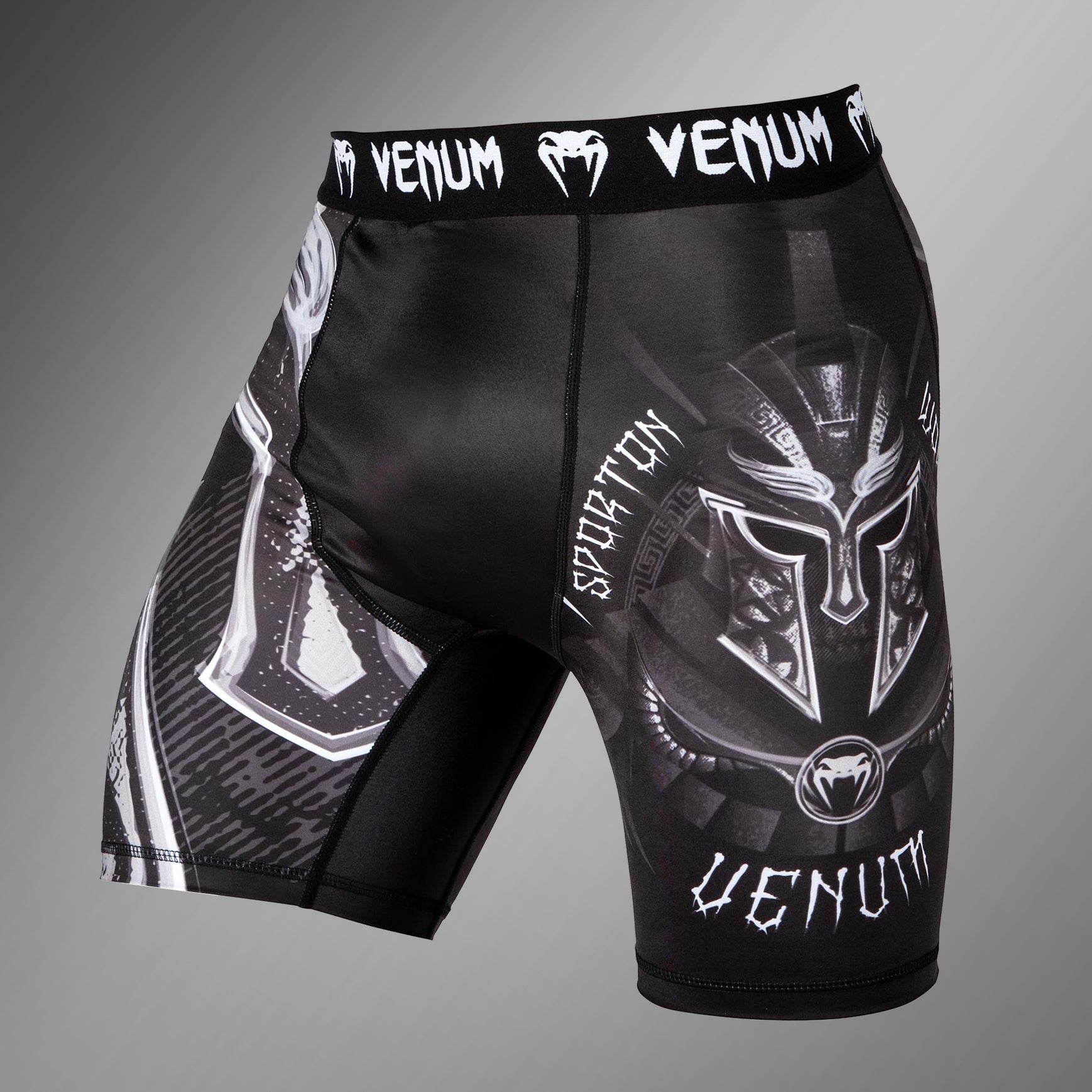 Kraťasy Vale Tudo Venum Gladiator 3.0 - Černá/Bílá