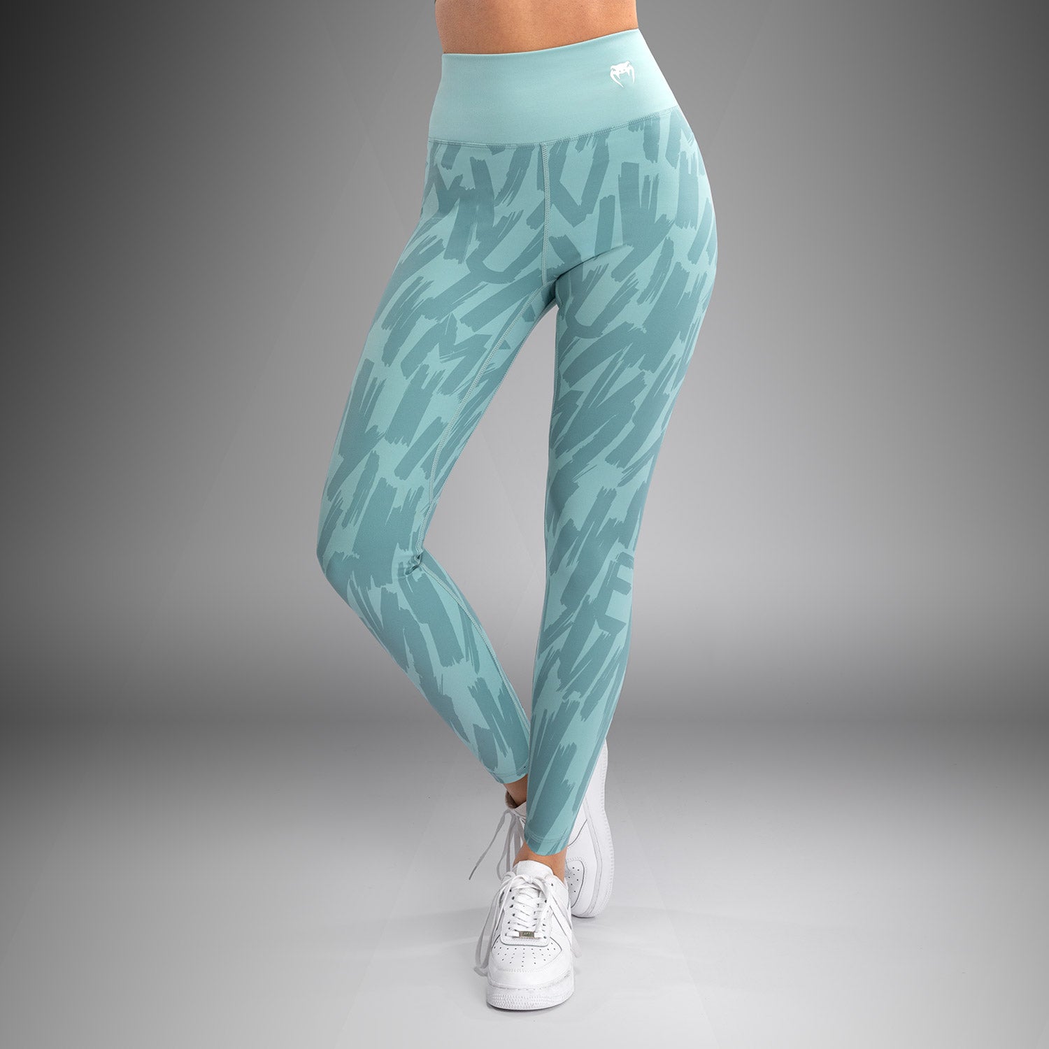 Dámské legíny Venum Graffiti - celá délka - Aqua