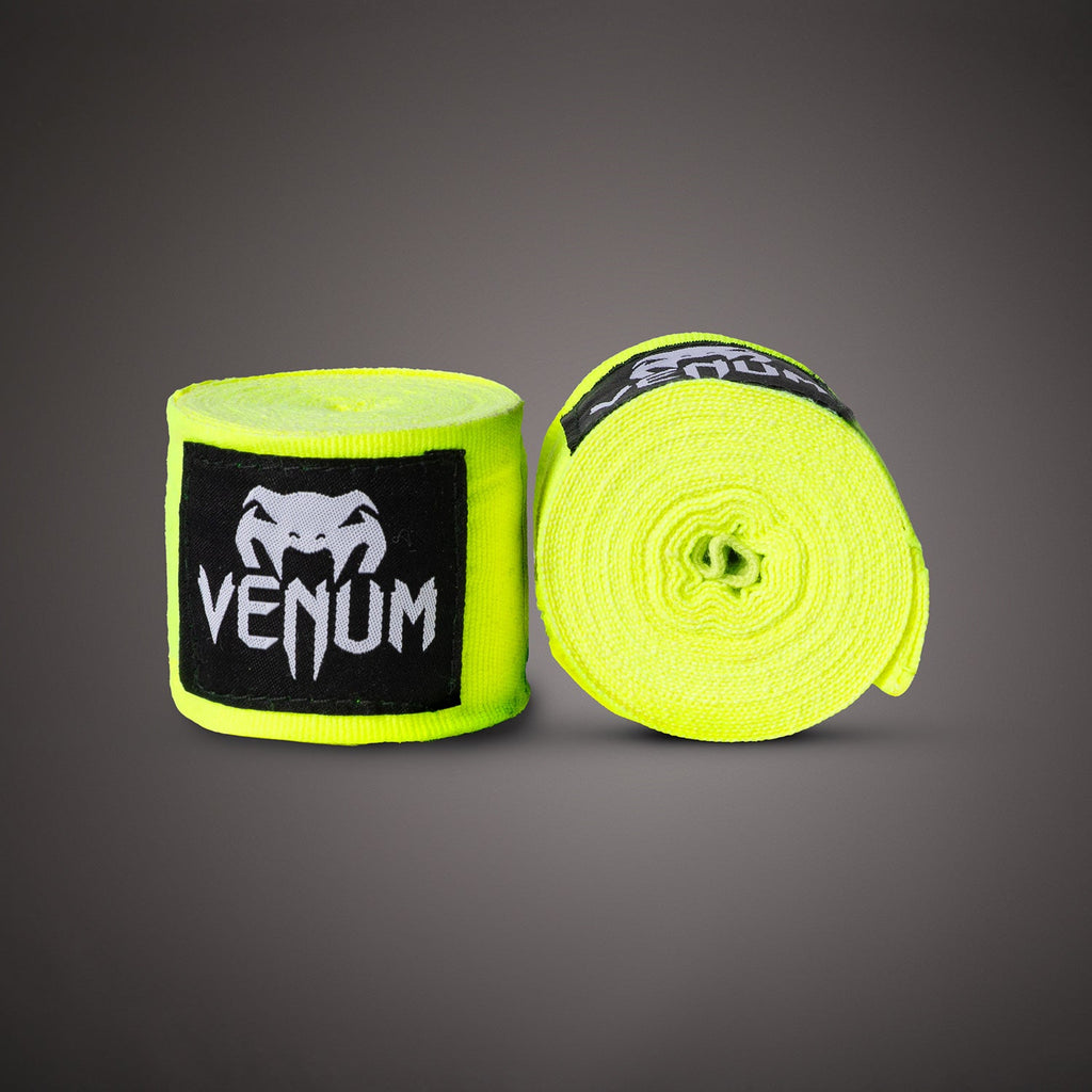 Venum Kontact boxerské bandáže - neonově žluté - 4m (157 palců)
