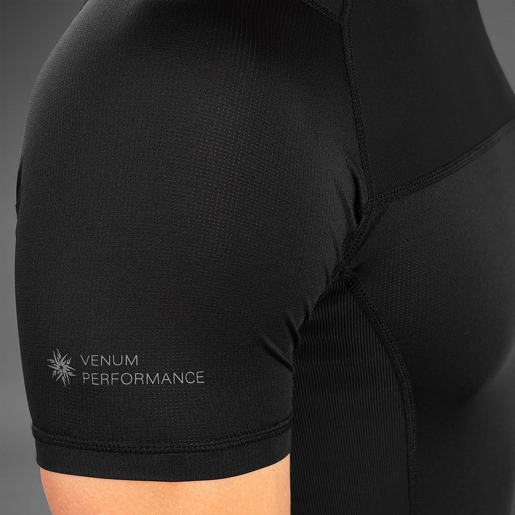 Venum G-Fit Air Rashguard Kraťasy s krátkým rukávem - Černá