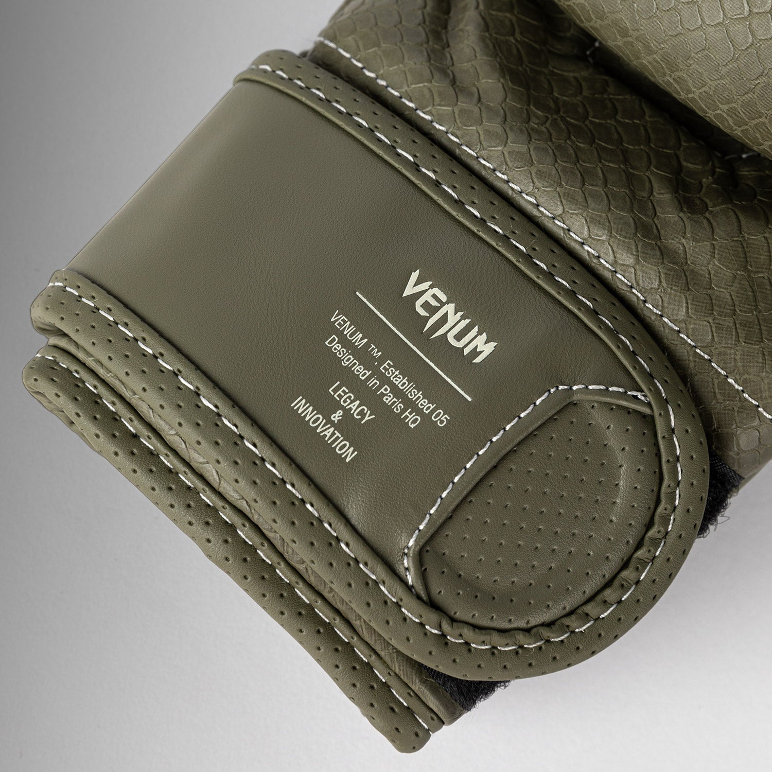 Venum Impact Evo Scales MMA Sparring Gloves - Army Green