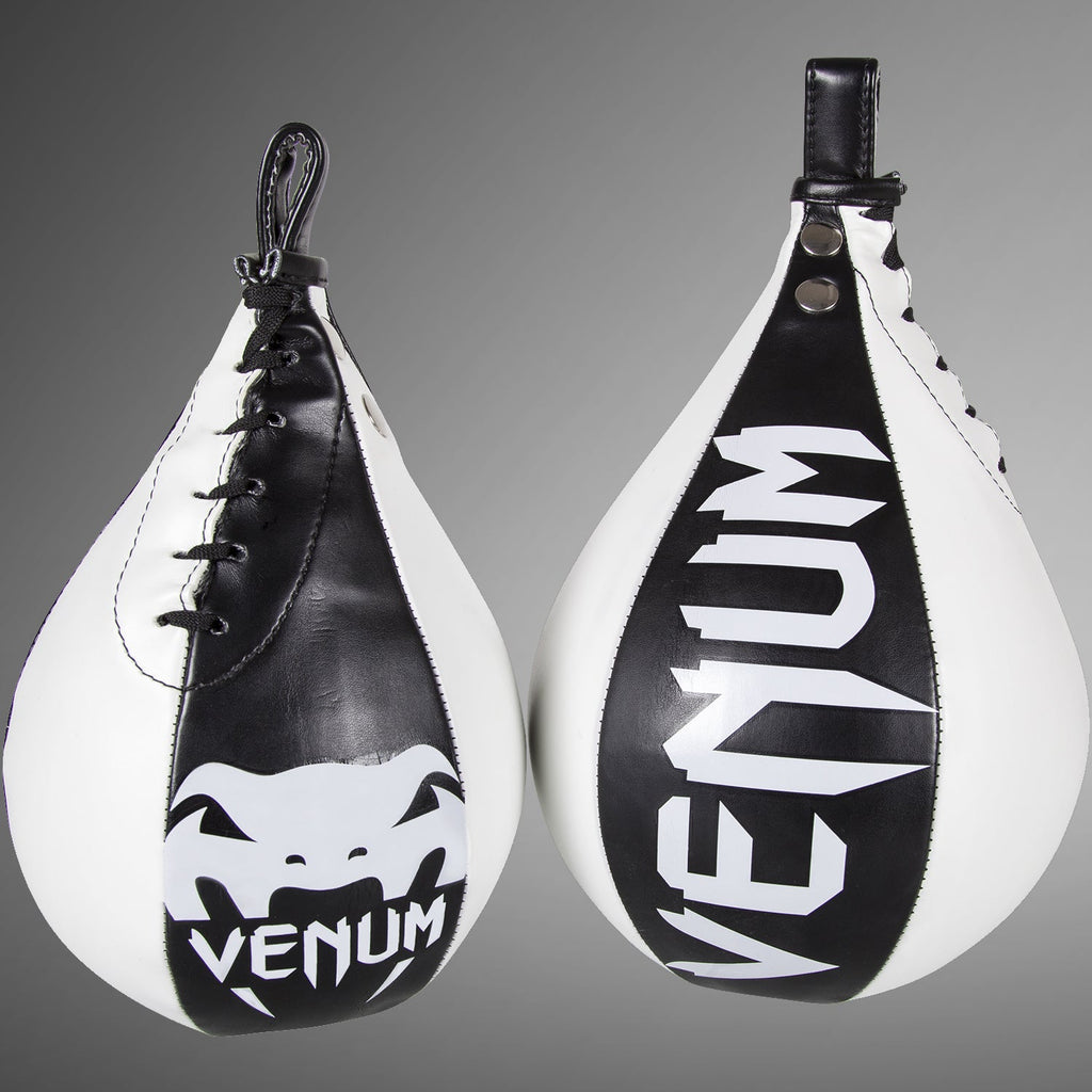 Venum Speed Bag - Koženka Skintex - Černá/Ledová