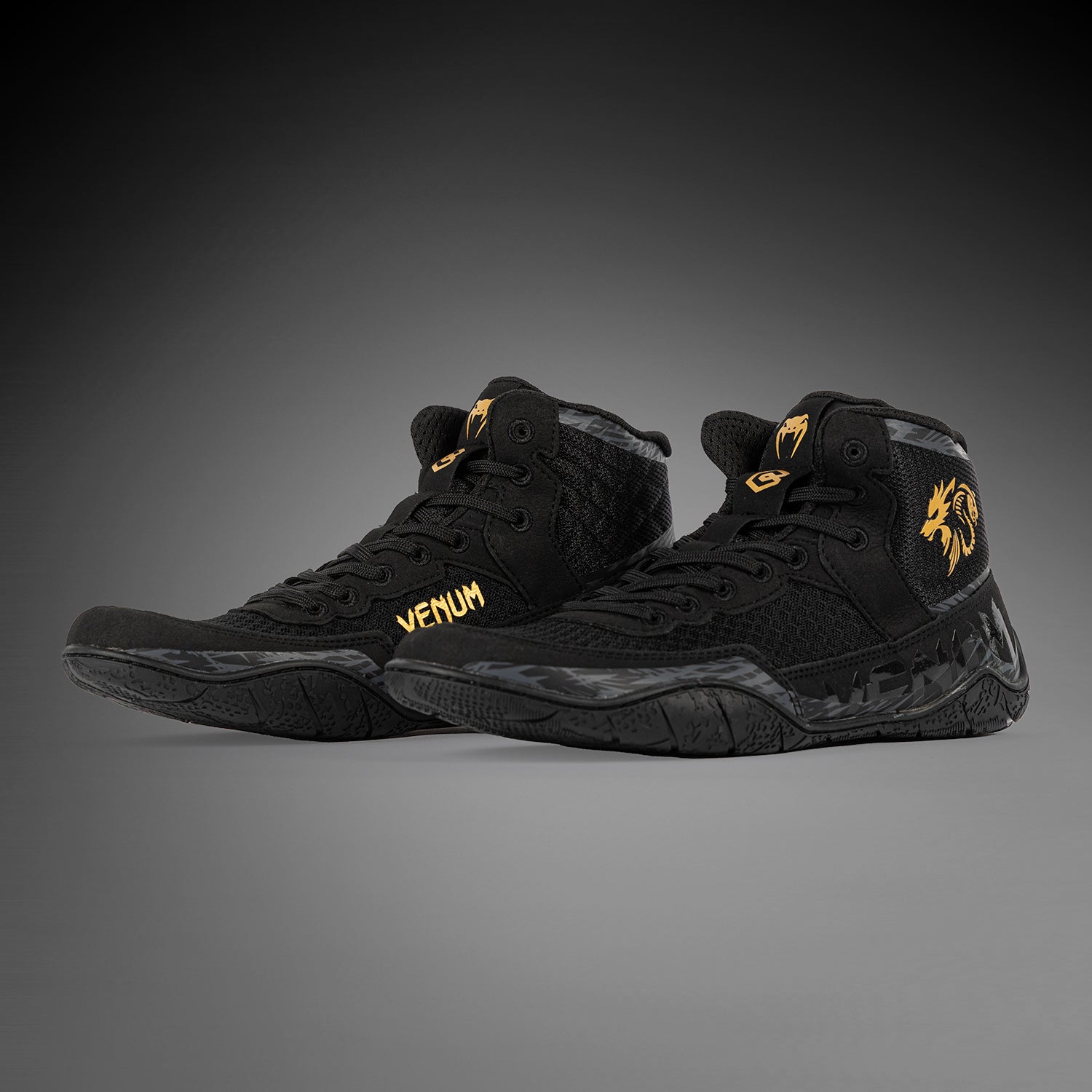 Venum x Chimaev Wrestling Boty - Černá/Šedá