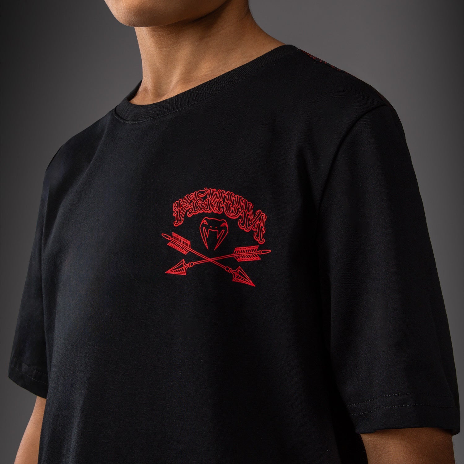 Venum Wolf Atak Dětské Tričko - Černá/Červená