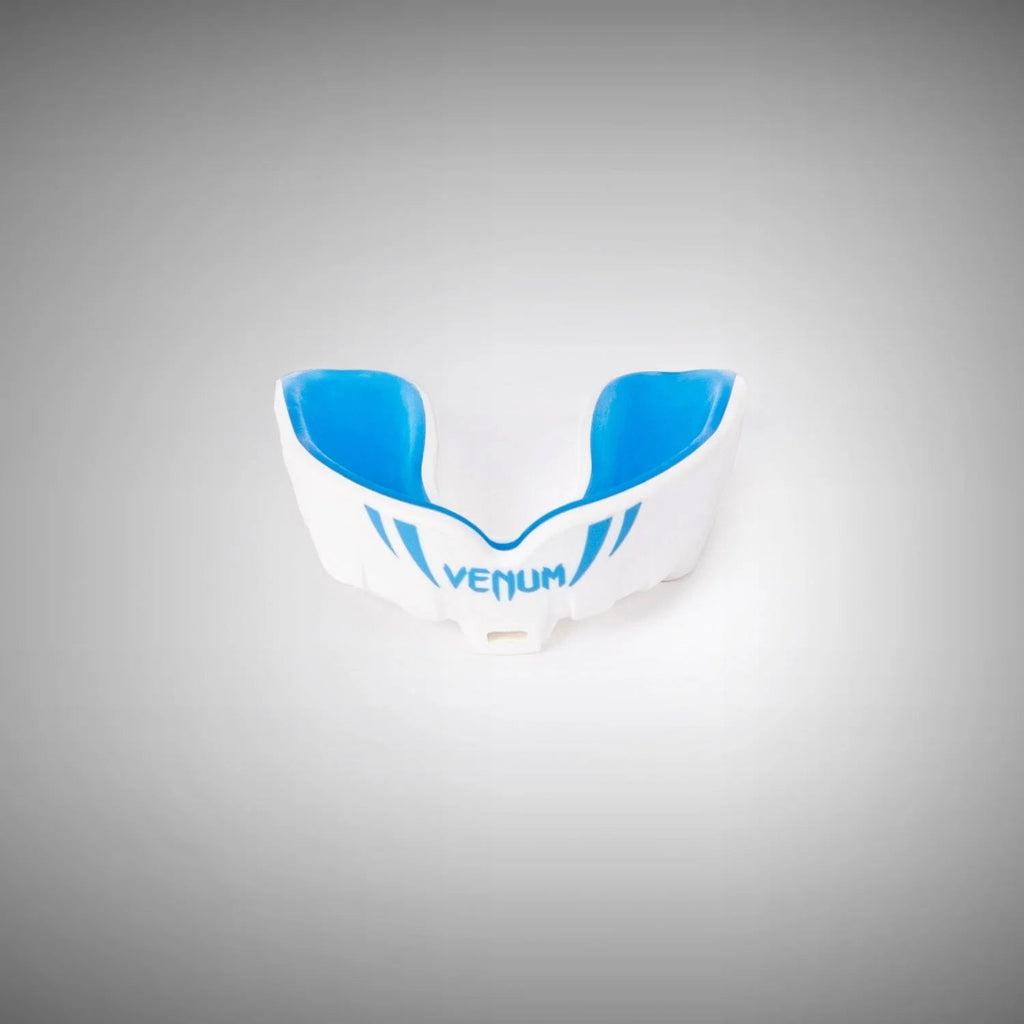 Chránič zubů Venum Challenger Kids s popruhem/bez popruhu - bílo-modrý