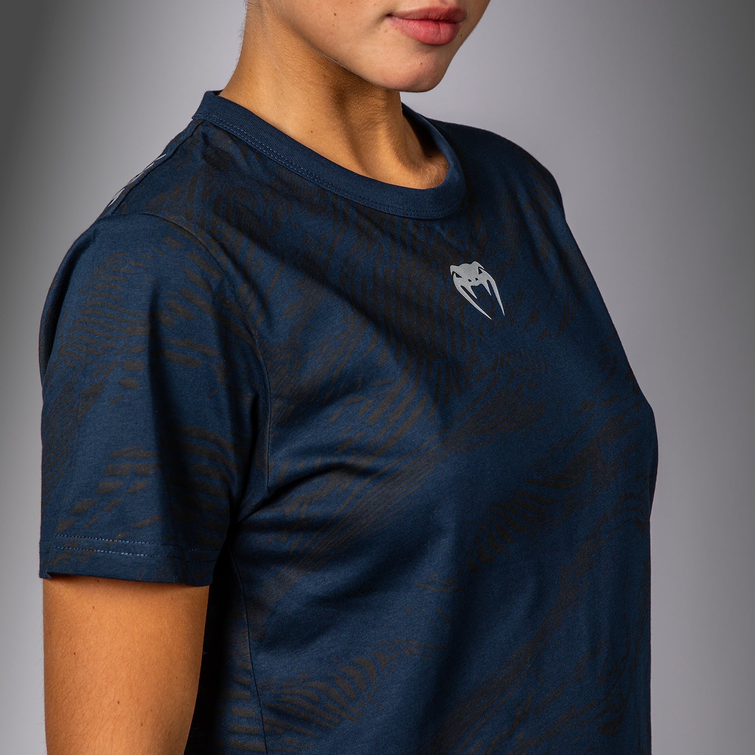 UFC Fusion by Venum Dámské bavlněné tričko s krátkým rukávem Fight Week - Oceánská modř