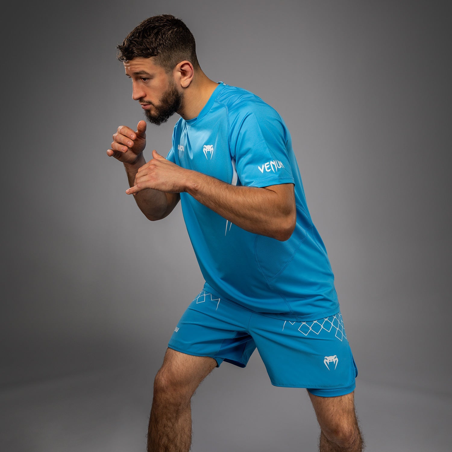 Venum x WOW FC Dry-Tech Tričko - Pacifická modrá