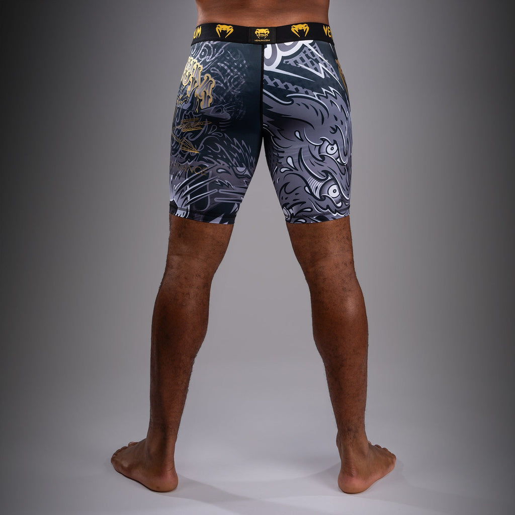 Venum Wolf Atak Vale Tudo Shorts - Černá/Šedá