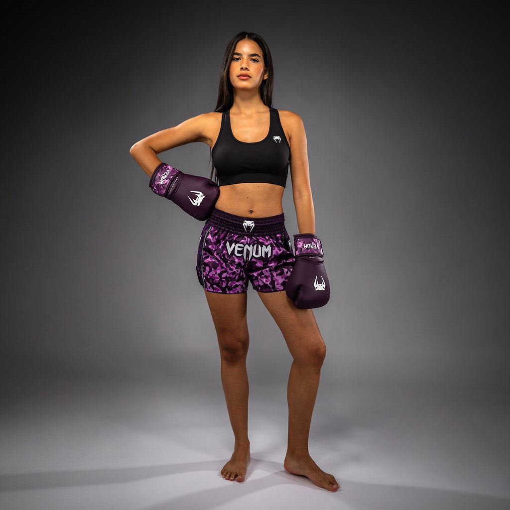 Venum Iris Muay Thai Shorts - Švestka/růžová