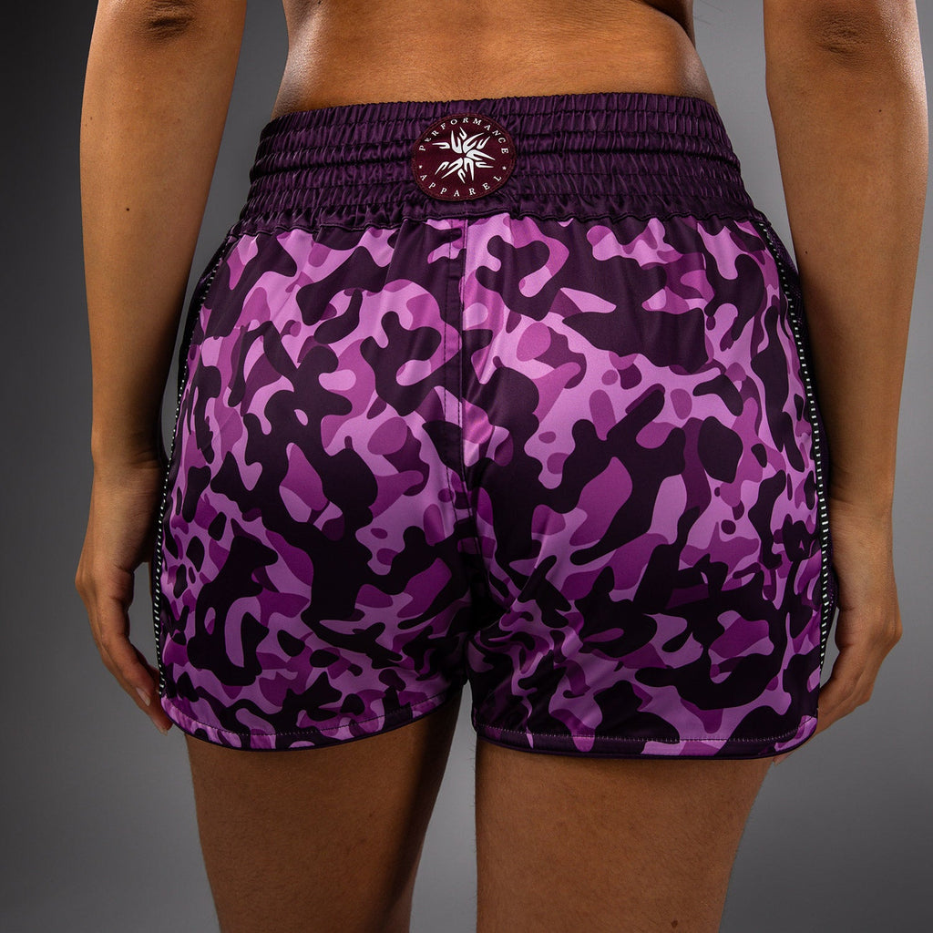 Venum Iris Muay Thai Shorts - Švestka/růžová