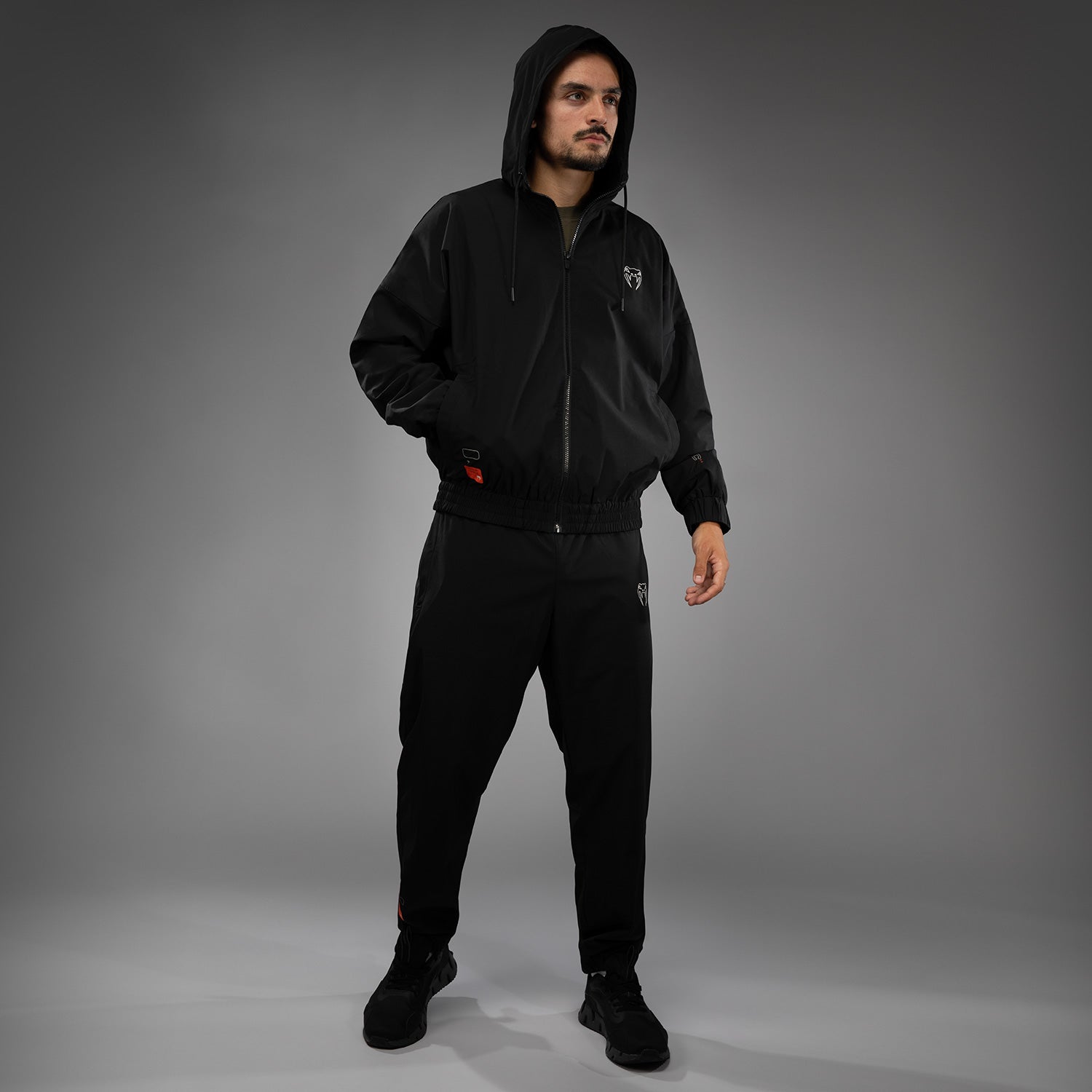 Venum Eclipse Track Jacket - Černá/Slonová kost