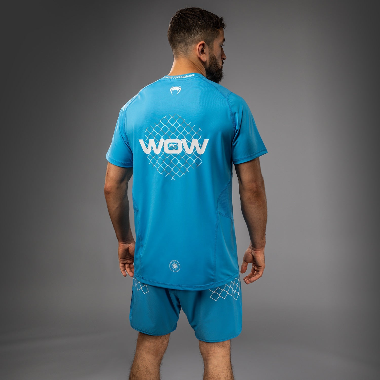 Venum x WOW FC Dry-Tech Tričko - Pacifická modrá
