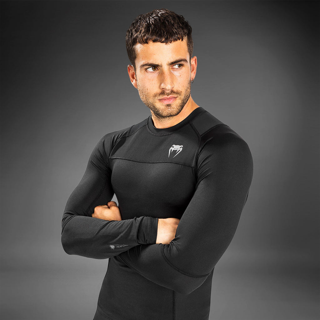 Venum G-Fit Air Rashguard s dlouhým rukávem - Černá