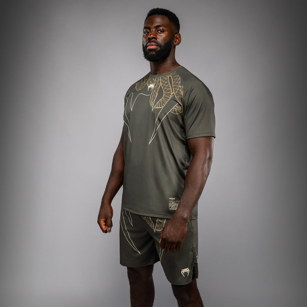 Venum Serpenti Dry Tech Tričko - Khaki/Bronze/Ivory