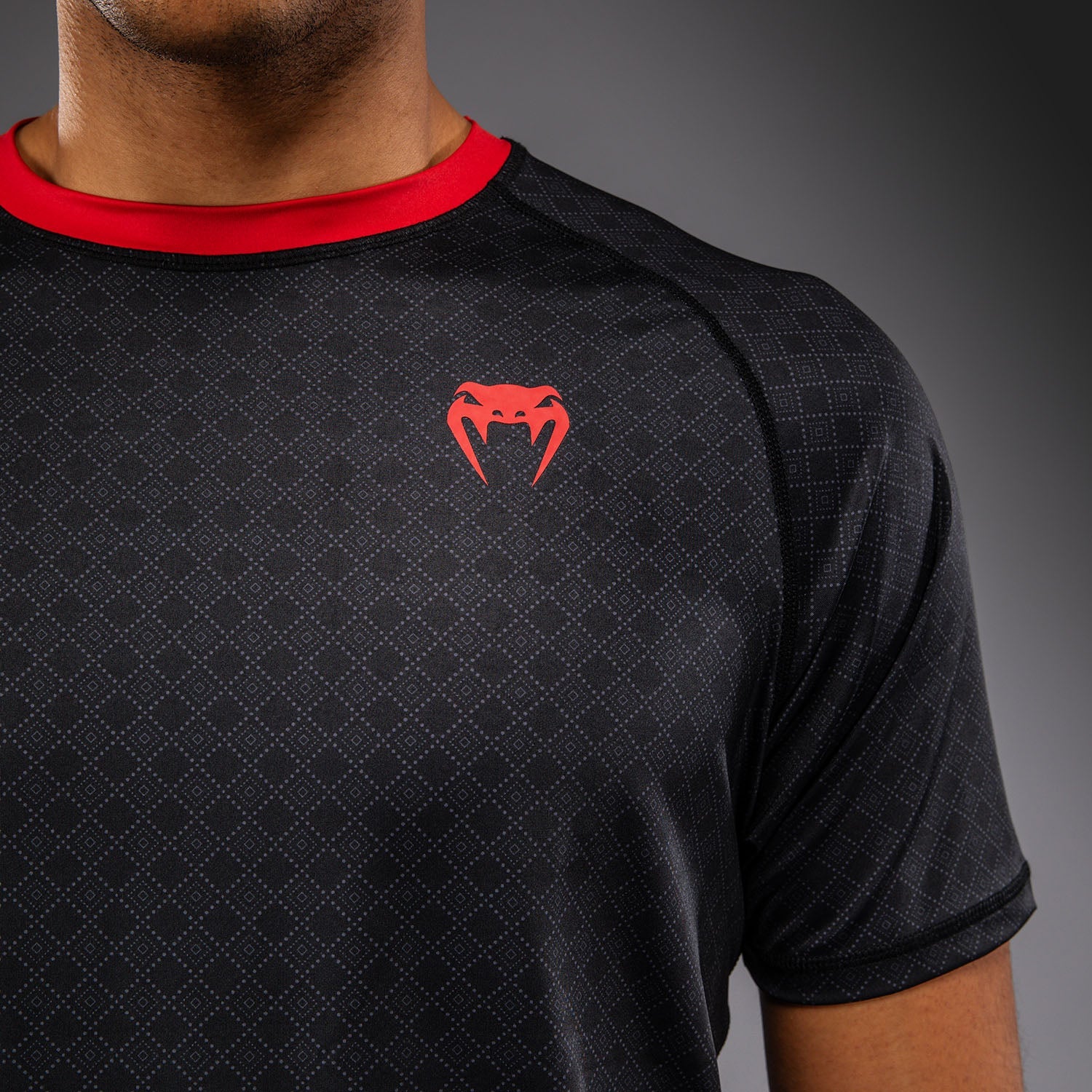 Venum x Roger Gracie Signature Dry Tech T-Shirt - Černá/Červená