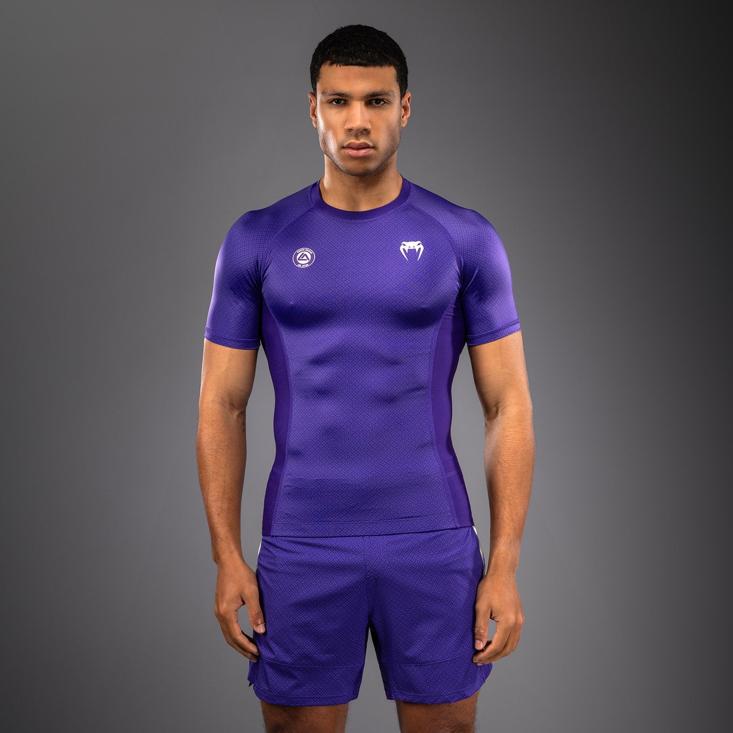 Venum x Roger Gracie Academy Tričko s krátkým rukávem - Fialová