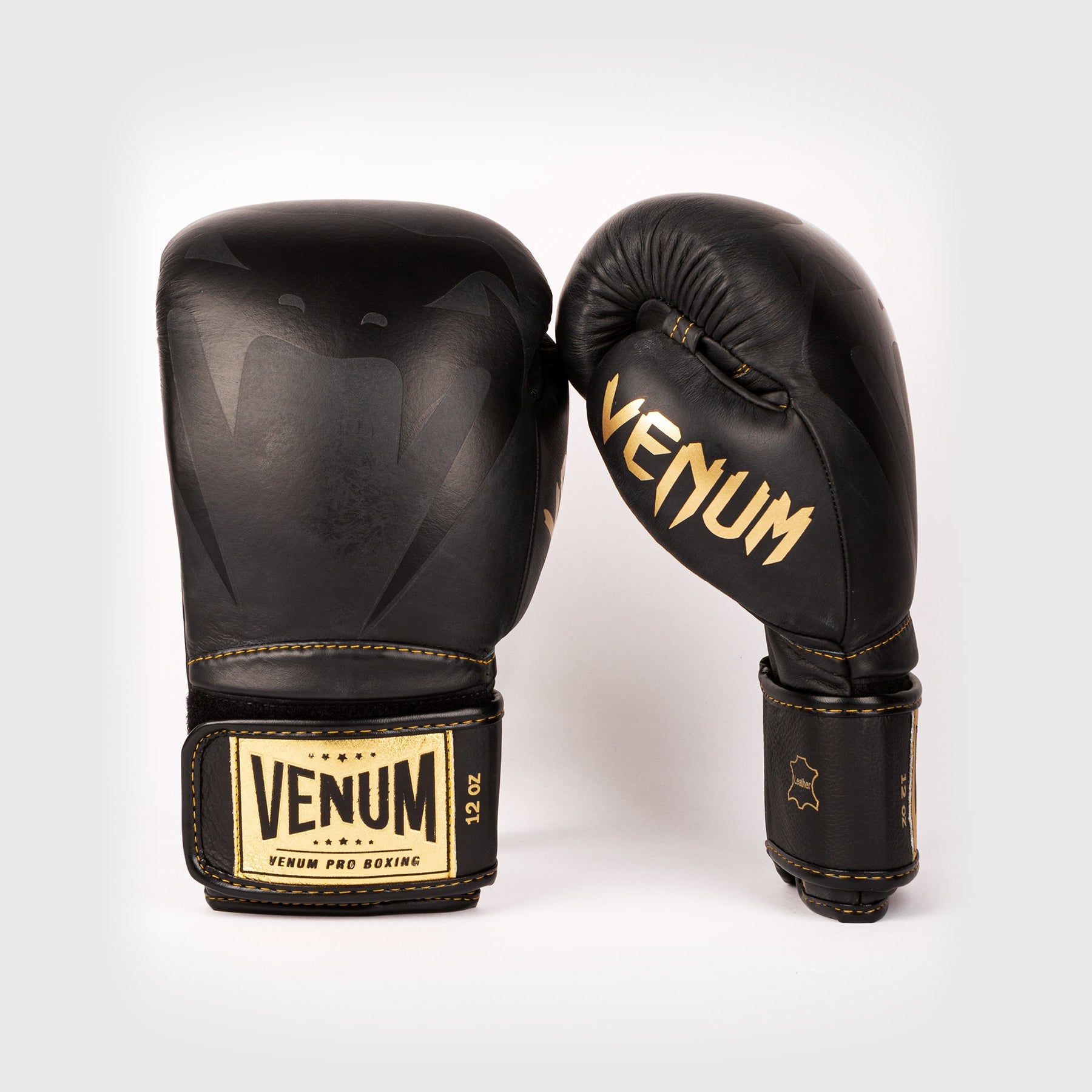 Venum Giant 2.0 Pro Boxerské Rukavice Suchý Zip - Černá/Černo-Zlatá