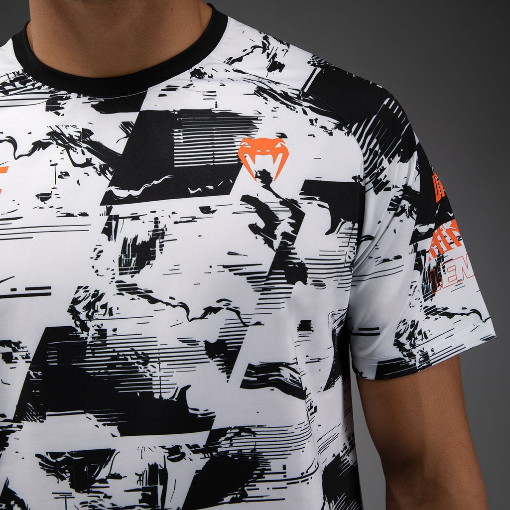 Pánské tričko Venum UFC Zenith Authentic Fight Week Performance s krátkým rukávem v bílé barvě