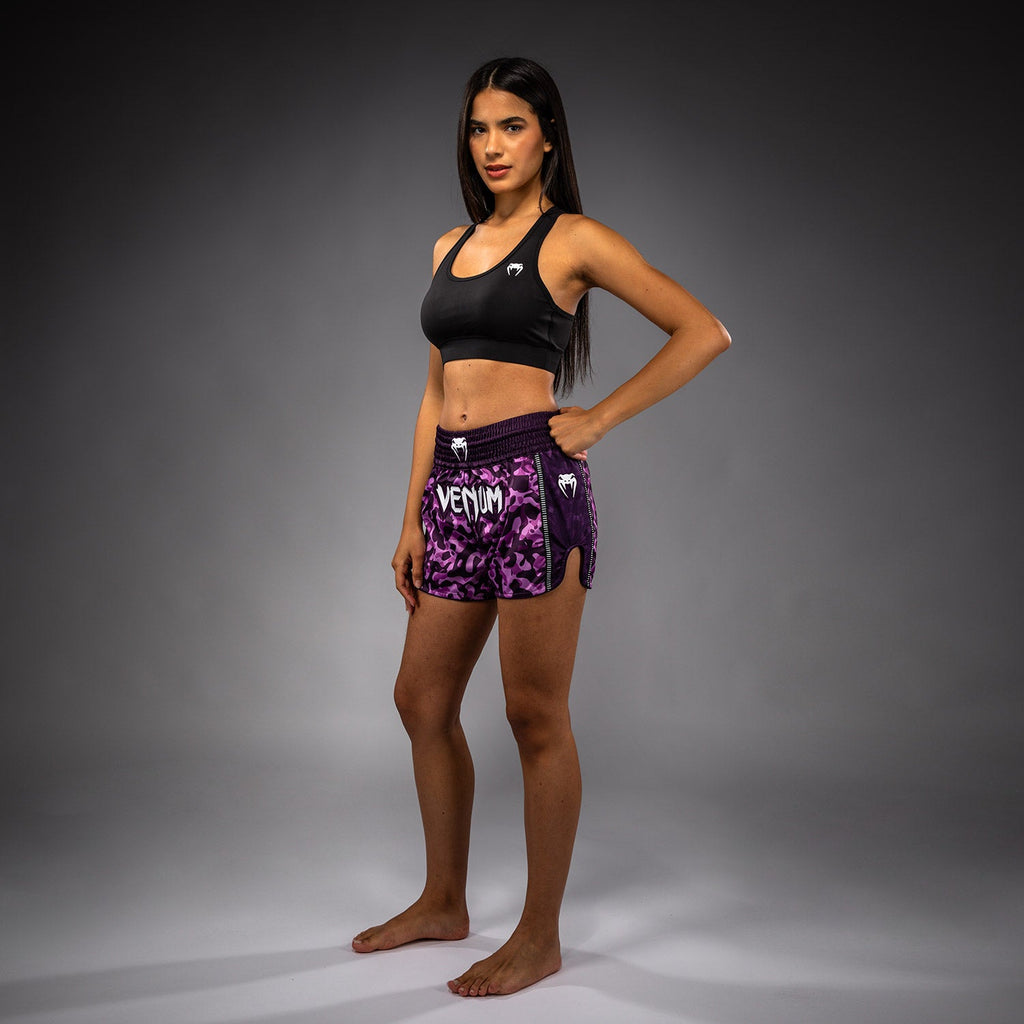 Venum Iris Muay Thai Shorts - Švestka/růžová