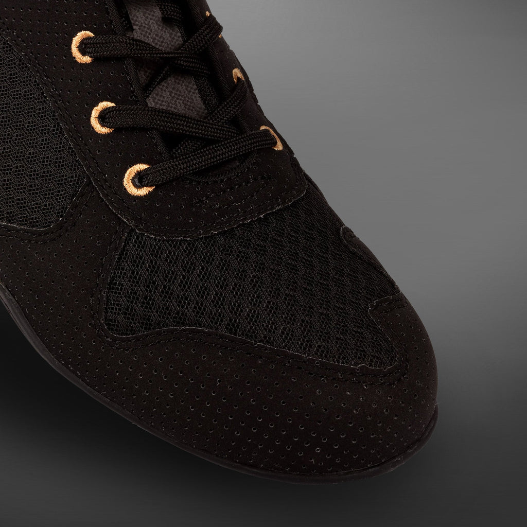 Venum Elite Boxerské boty – Černá/Bronzová