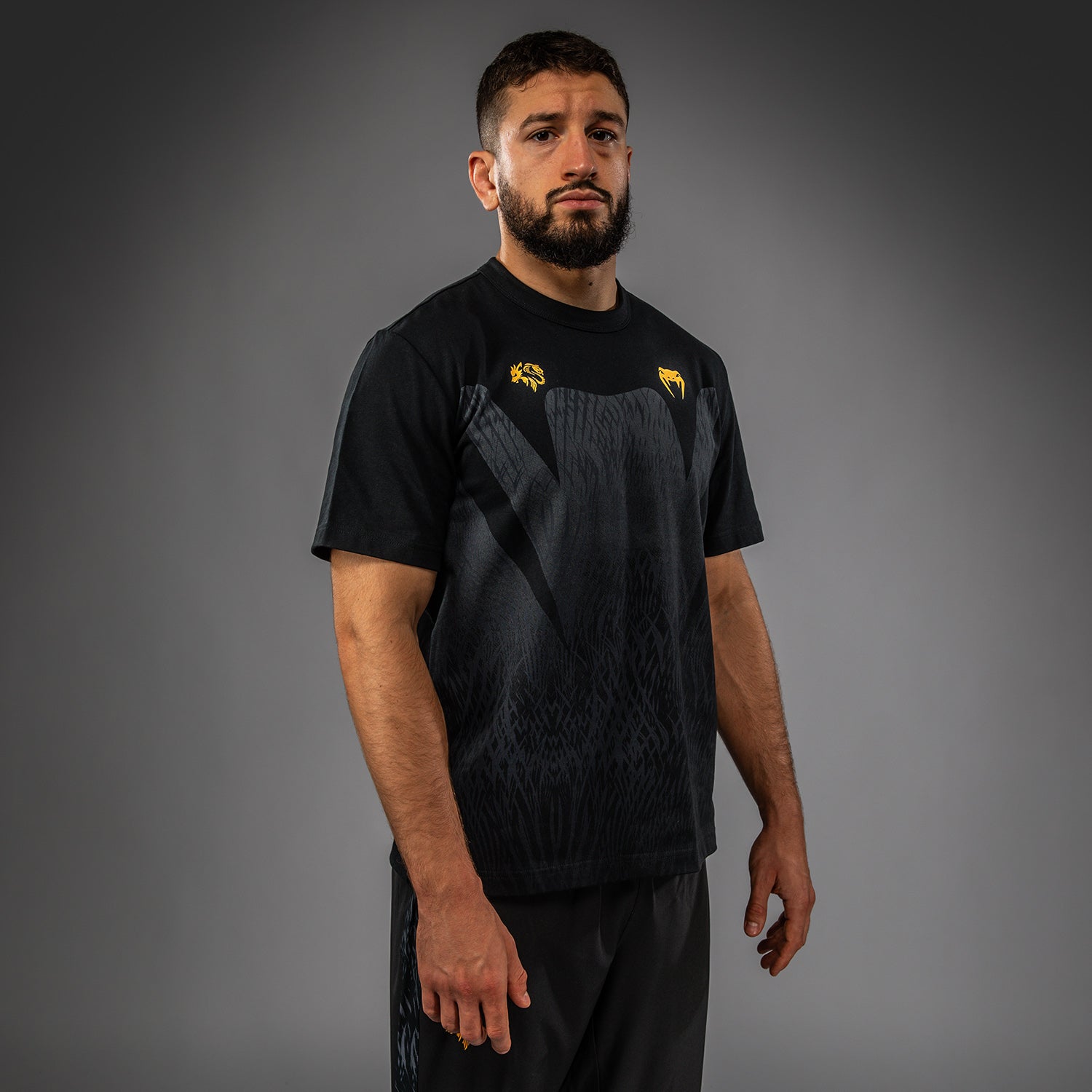 Venum x Chimaev Tričko - Černá/Šedá