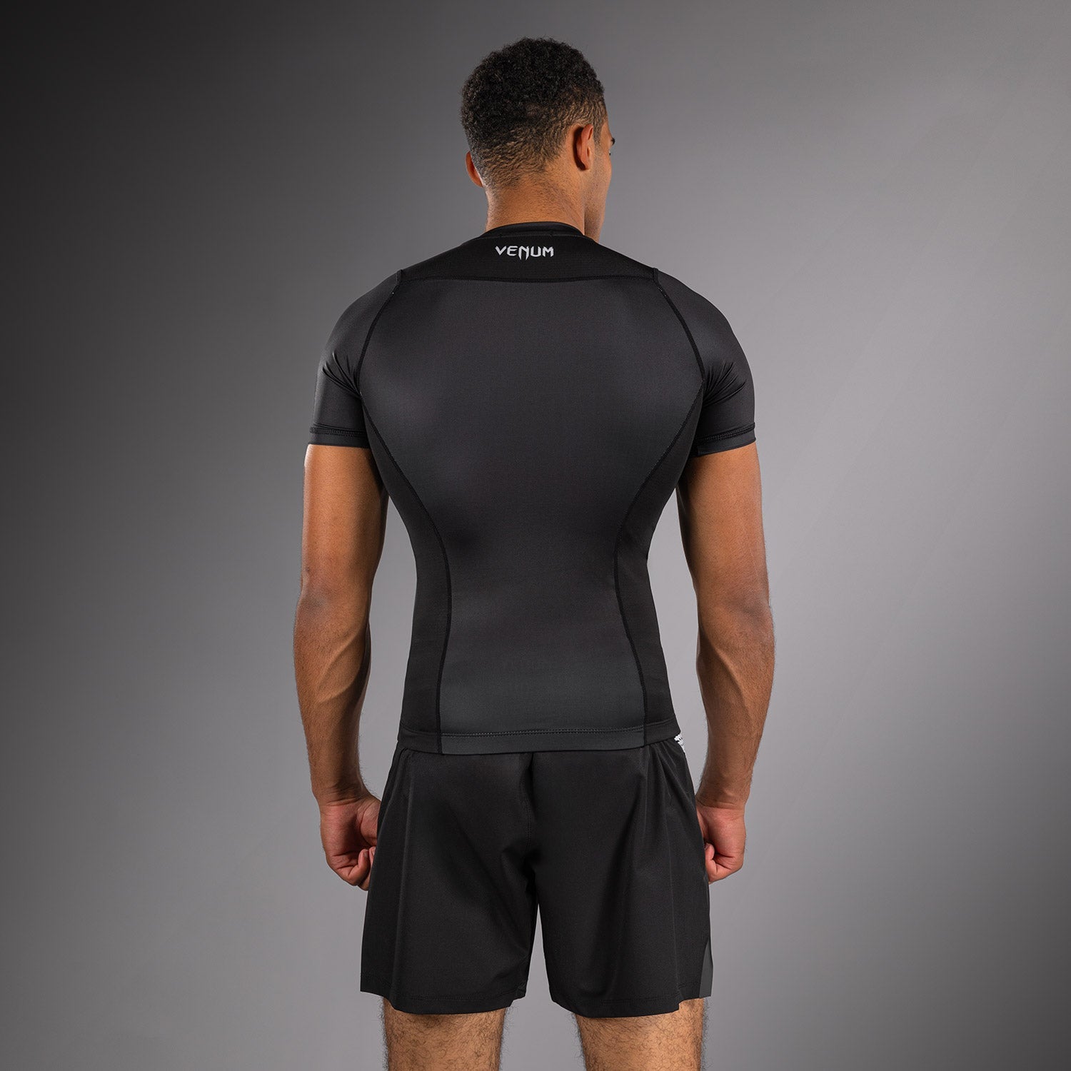 Venum No Gi Rashguardy - Černá/Bílá