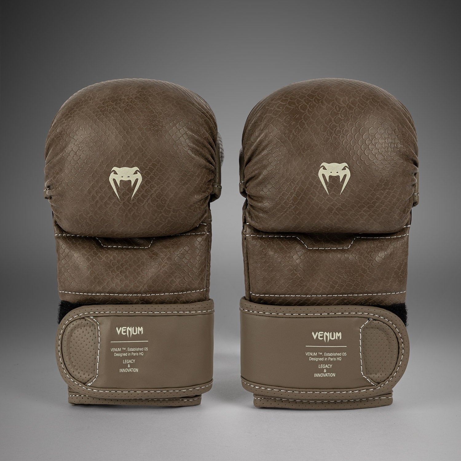 Venum Impact Evo Scales MMA Sparring Gloves - Brown